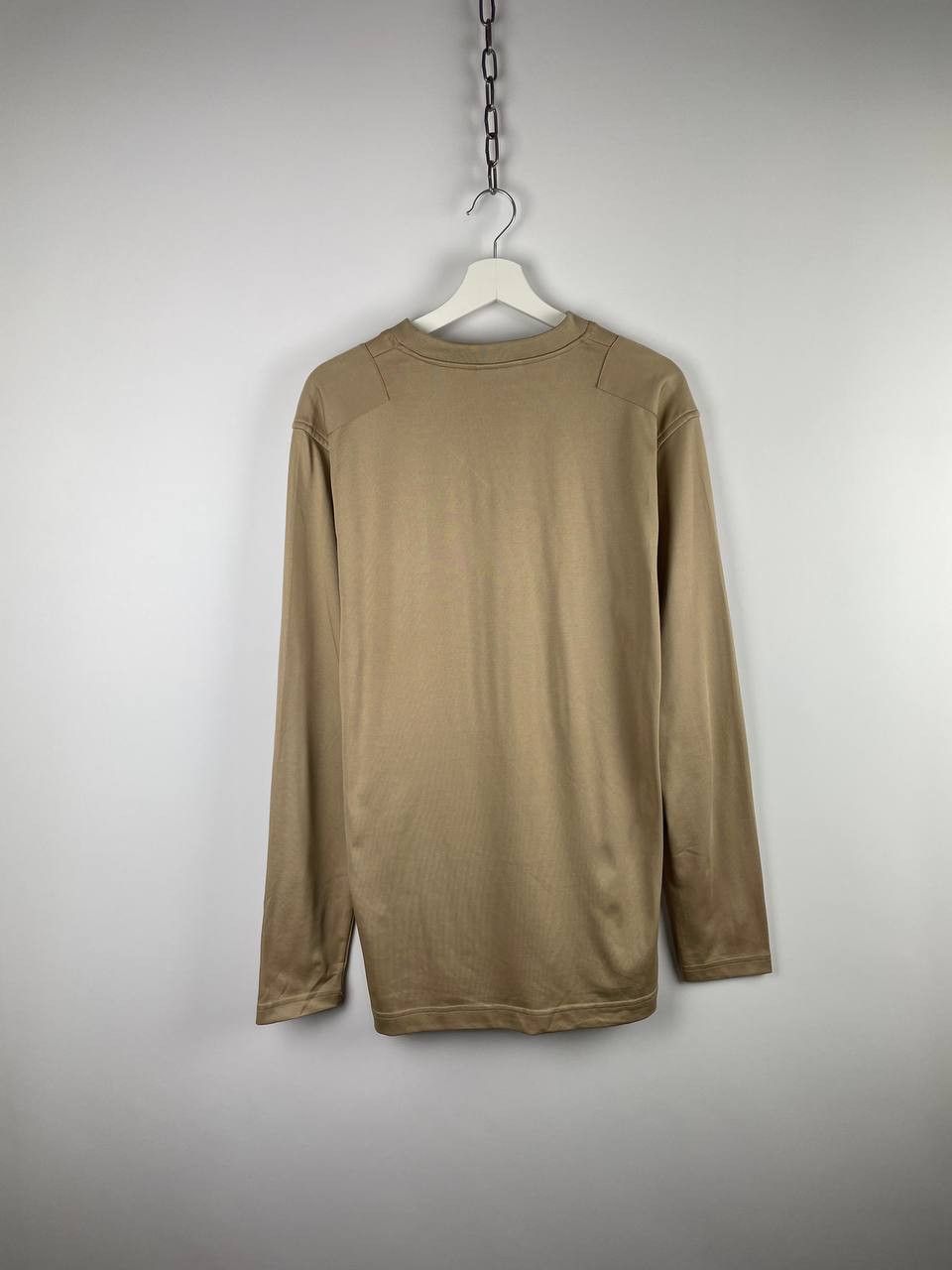 Karl Lagerfeld KARL LAGERFELD BASIC LONGSLEEVE PULLOVER JUMPER BROWN SIZE L Size US L / EU 52-54 / 3 - 6 Thumbnail