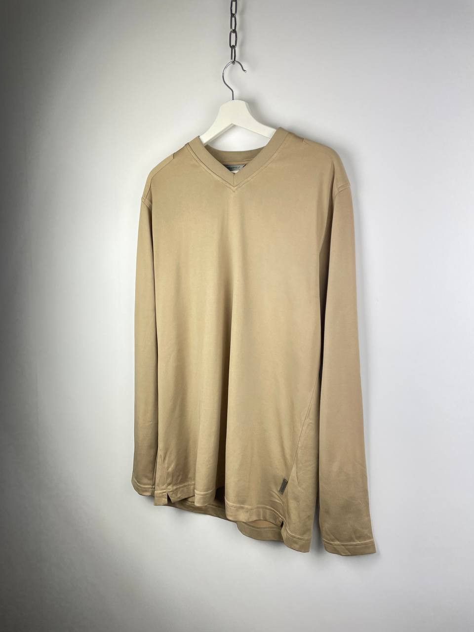 Karl Lagerfeld KARL LAGERFELD BASIC LONGSLEEVE PULLOVER JUMPER BROWN SIZE L Size US L / EU 52-54 / 3 - 5 Thumbnail