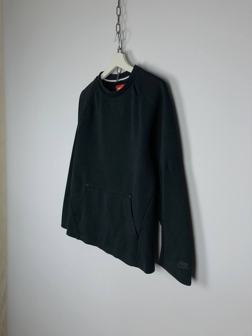 Nike Nike Tech Um Flc Ls Crew Sweatshirt Pullover Black size S Size US S / EU 44-46 / 1 - 4 Thumbnail