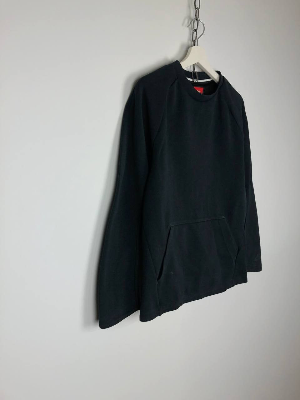 Nike Nike Tech Um Flc Ls Crew Sweatshirt Pullover Black size S Size US S / EU 44-46 / 1 - 5 Thumbnail