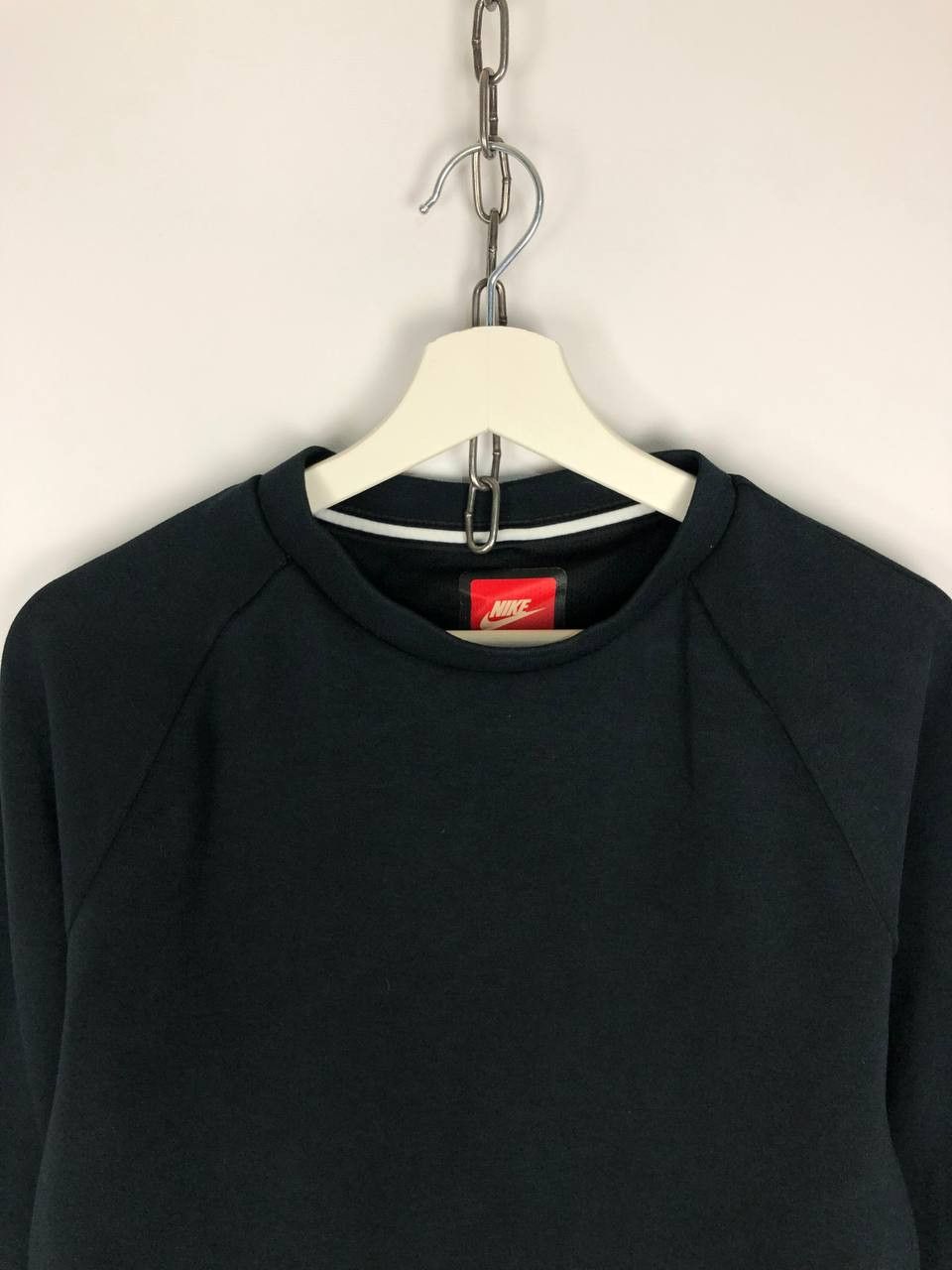 Nike Nike Tech Um Flc Ls Crew Sweatshirt Pullover Black size S Size US S / EU 44-46 / 1 - 2 Thumbnail