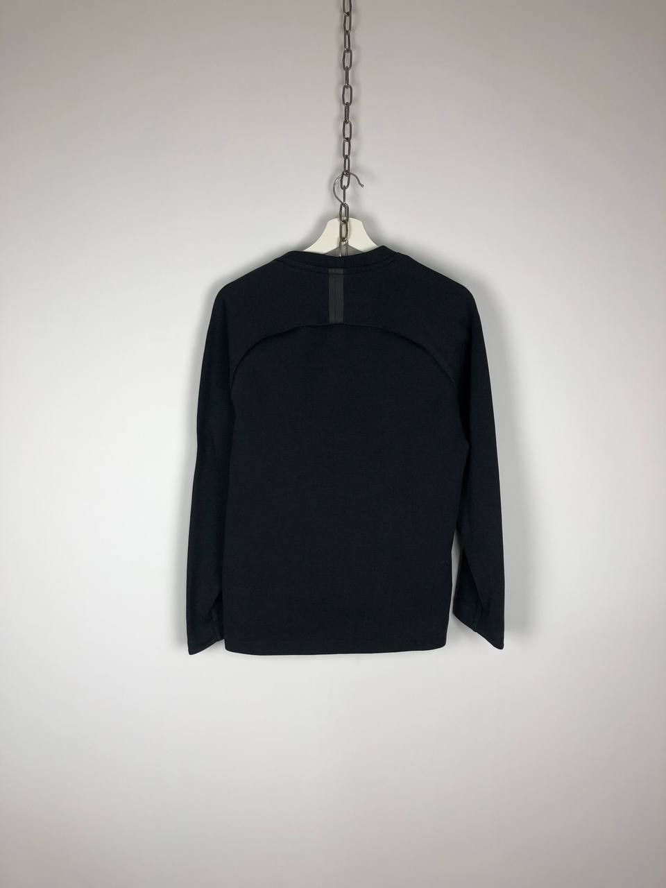 Nike Nike Tech Um Flc Ls Crew Sweatshirt Pullover Black size S Size US S / EU 44-46 / 1 - 7 Thumbnail