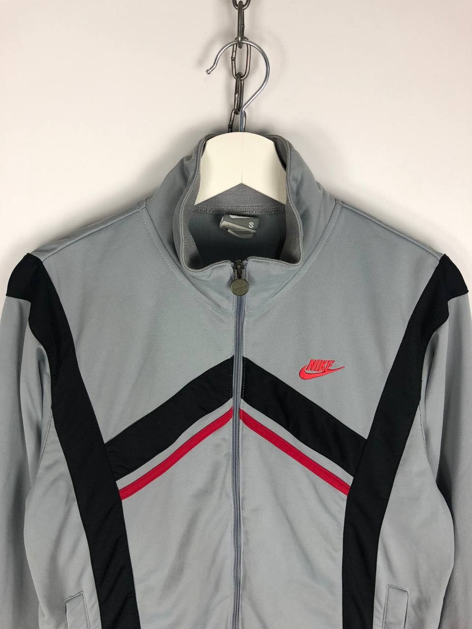 Nike Vintage NIKE Track Top Jacket Embroidered Logo Spellout S Size US S / EU 44-46 / 1 - 3 Thumbnail