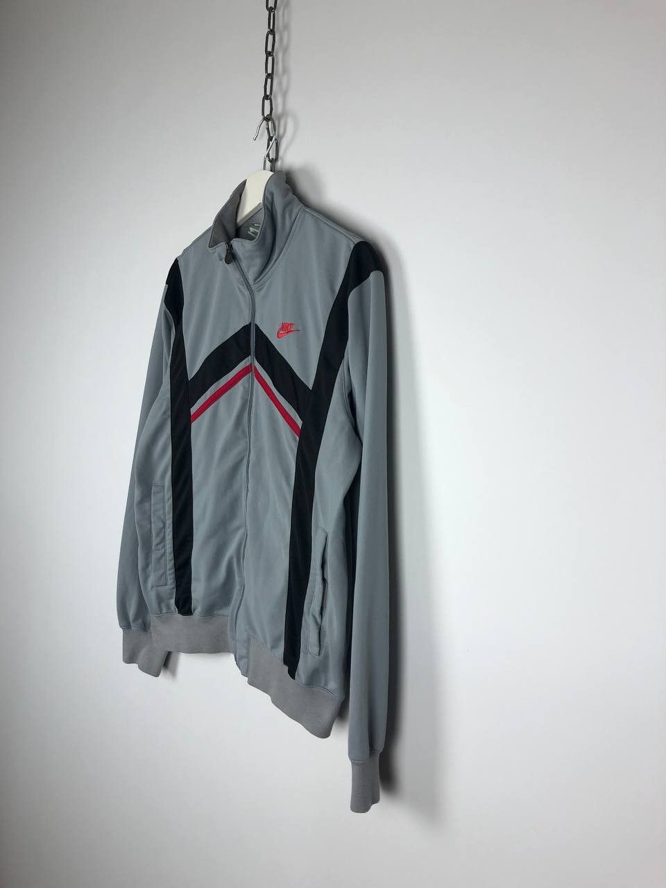 Nike Vintage NIKE Track Top Jacket Embroidered Logo Spellout S Size US S / EU 44-46 / 1 - 5 Thumbnail