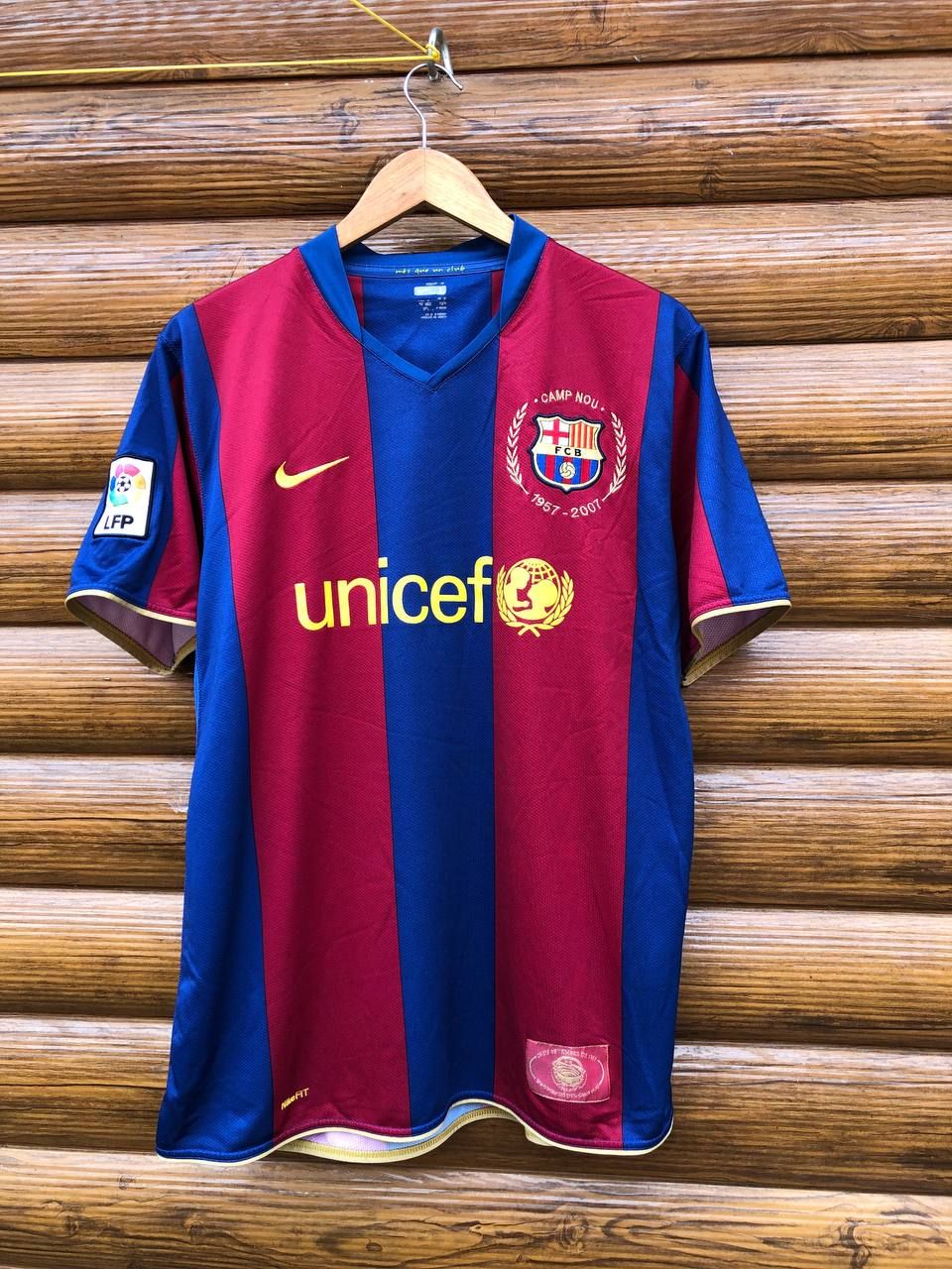 Pre-owned Jersey X Nike Vintage Fc Barcelona Home Soccer Jersey Football In Mix