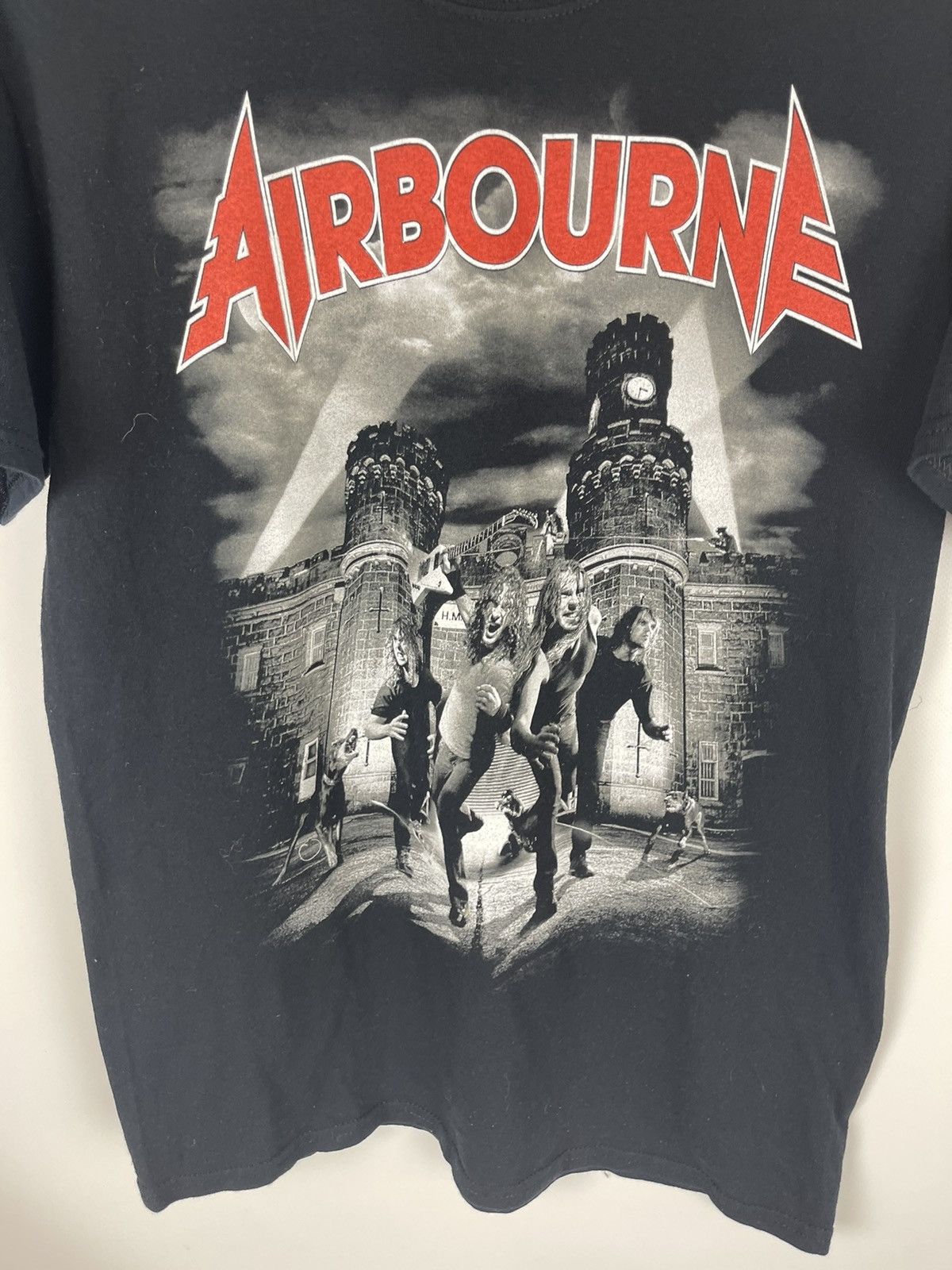 Band Tees Gildan Airbourn runnin’ wild in Europe 2008 tour band tee Size US S / EU 44-46 / 1 - 4 Thumbnail