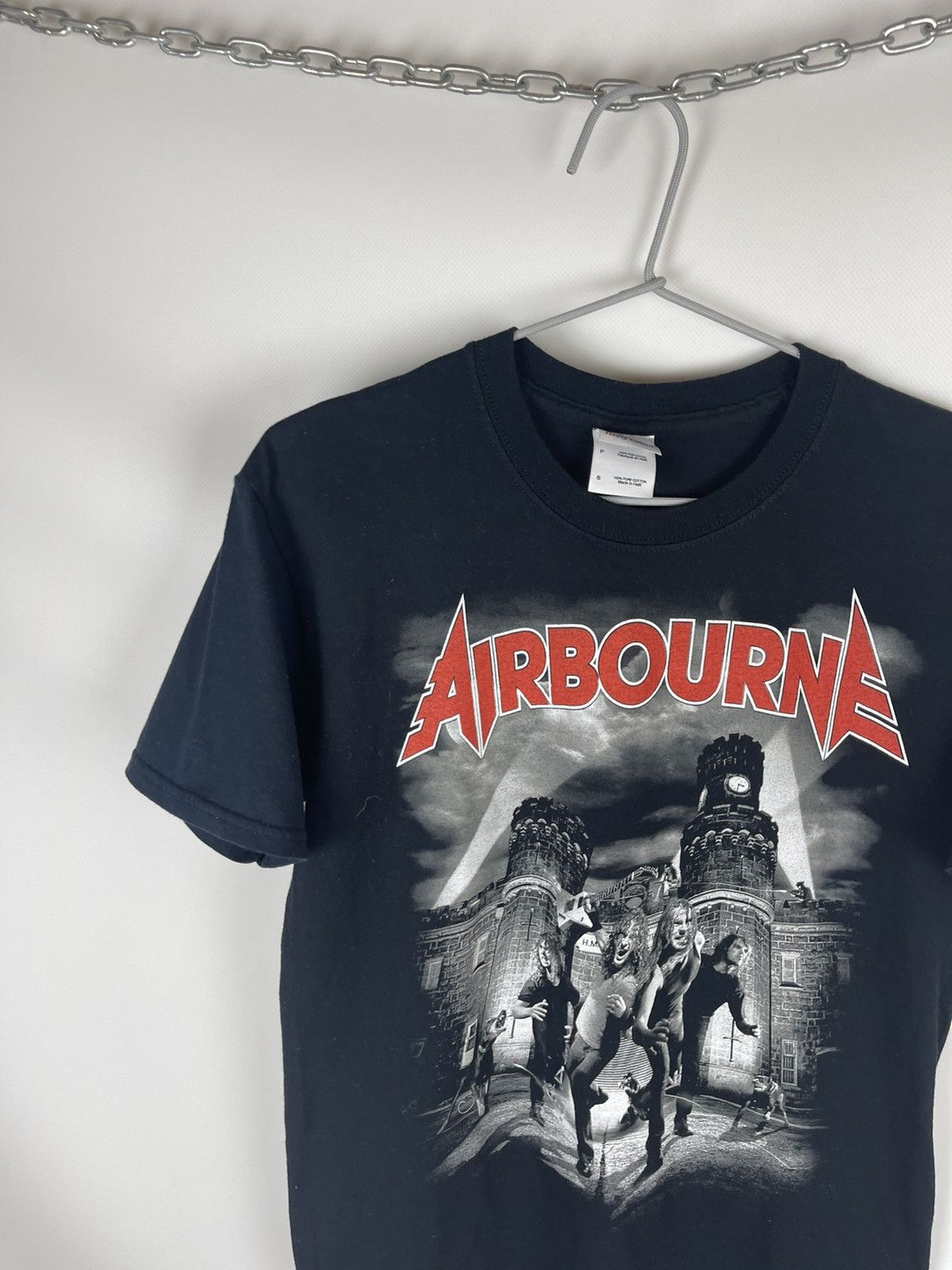 Band Tees Gildan Airbourn runnin’ wild in Europe 2008 tour band tee Size US S / EU 44-46 / 1 - 3 Thumbnail