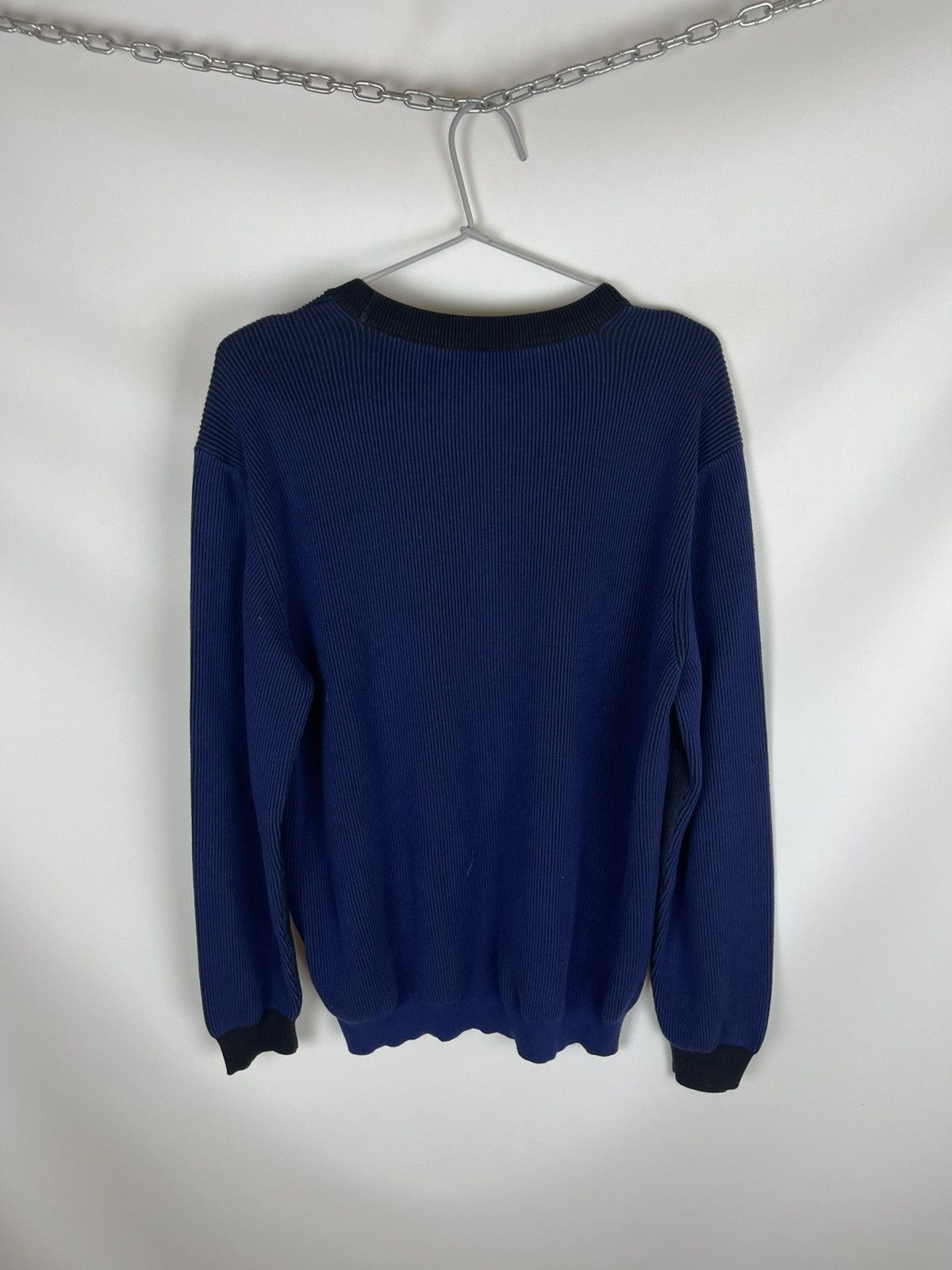 Kenzo Kenzo big logo knitted double colour sweater sweatshirt Size US L / EU 52-54 / 3 - 10 Thumbnail
