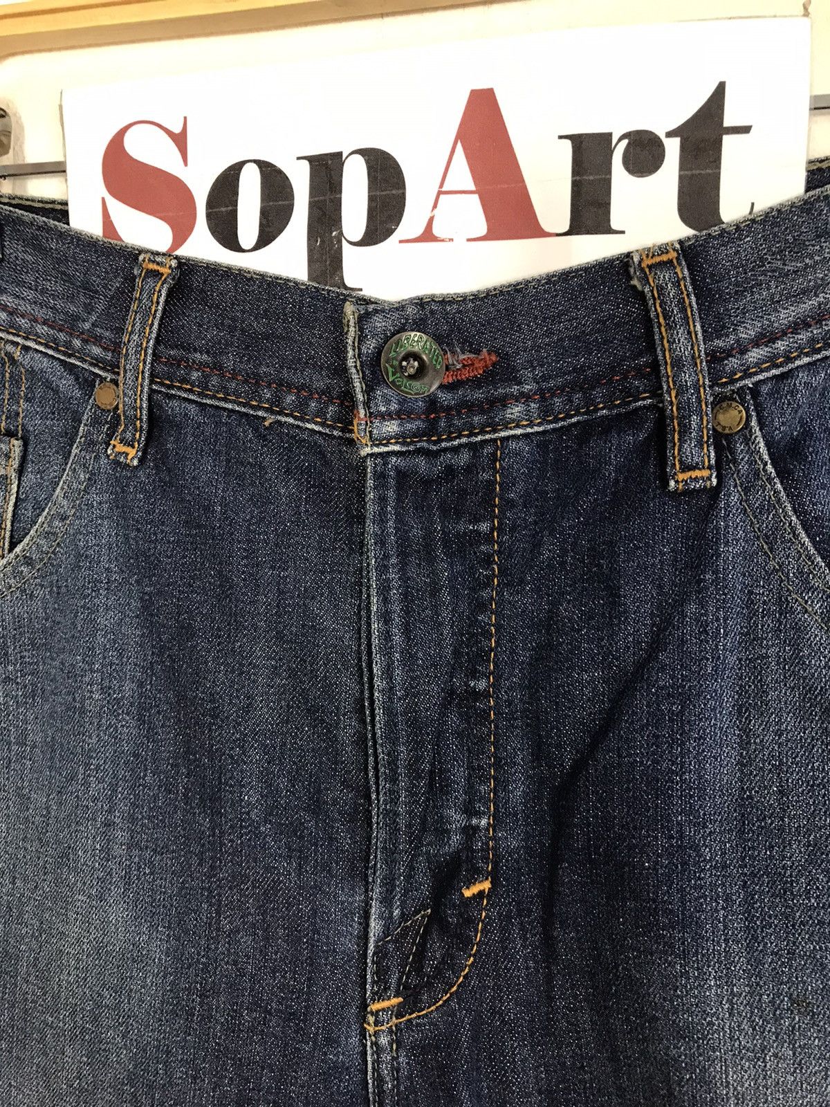 Volcom Vintage Volcom Brand Blue Colour Button Denim Jeans Size US 33 - 6 Thumbnail