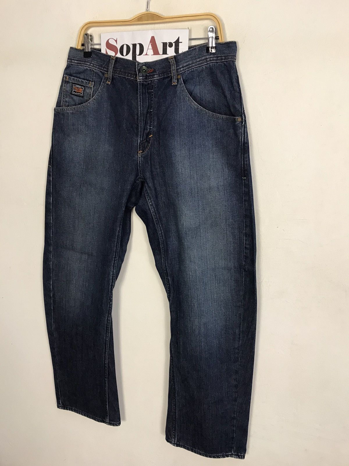 Volcom Vintage Volcom Brand Blue Colour Button Denim Jeans Size US 33 - 4 Thumbnail