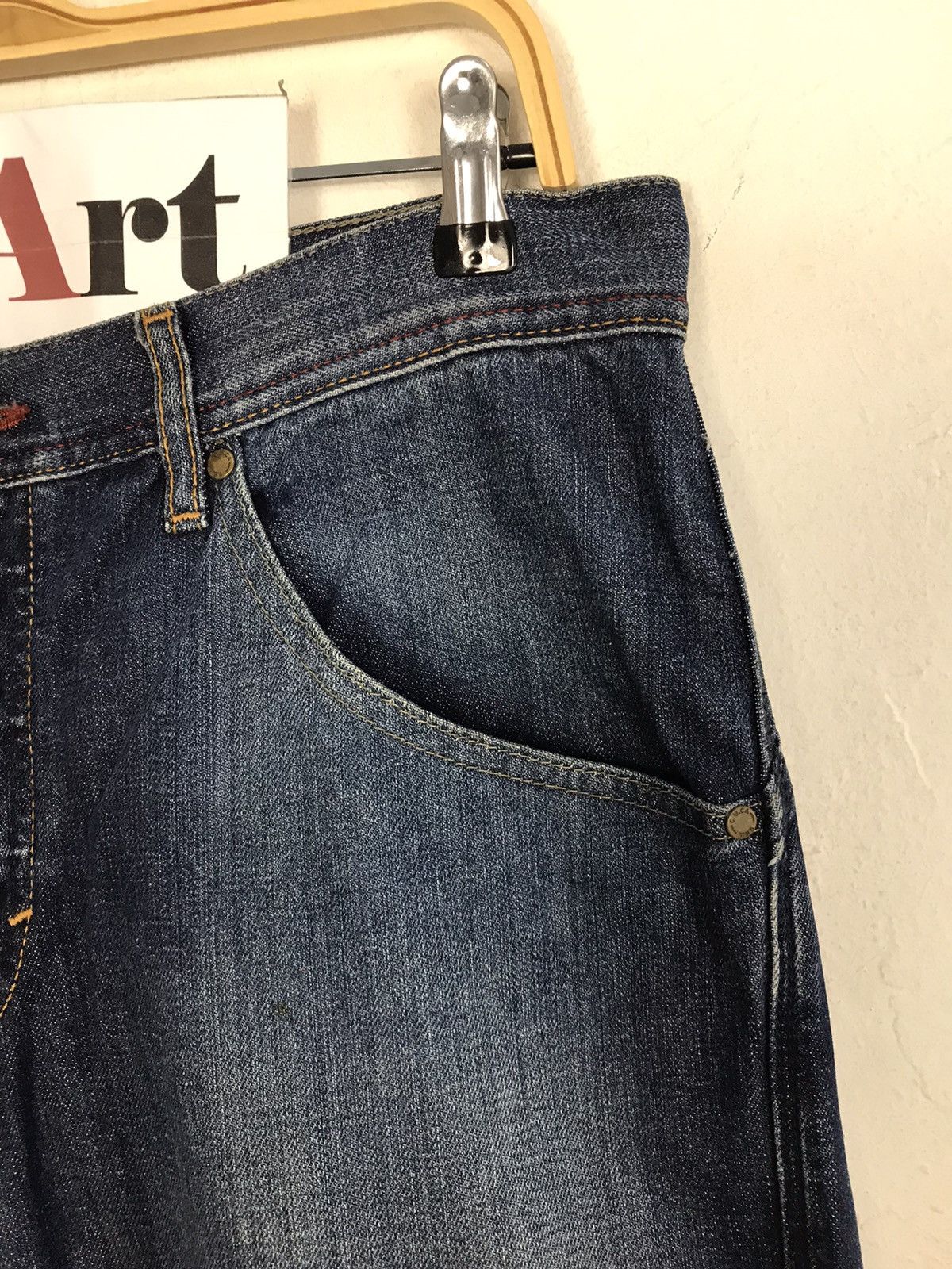Volcom Vintage Volcom Brand Blue Colour Button Denim Jeans Size US 33 - 5 Thumbnail