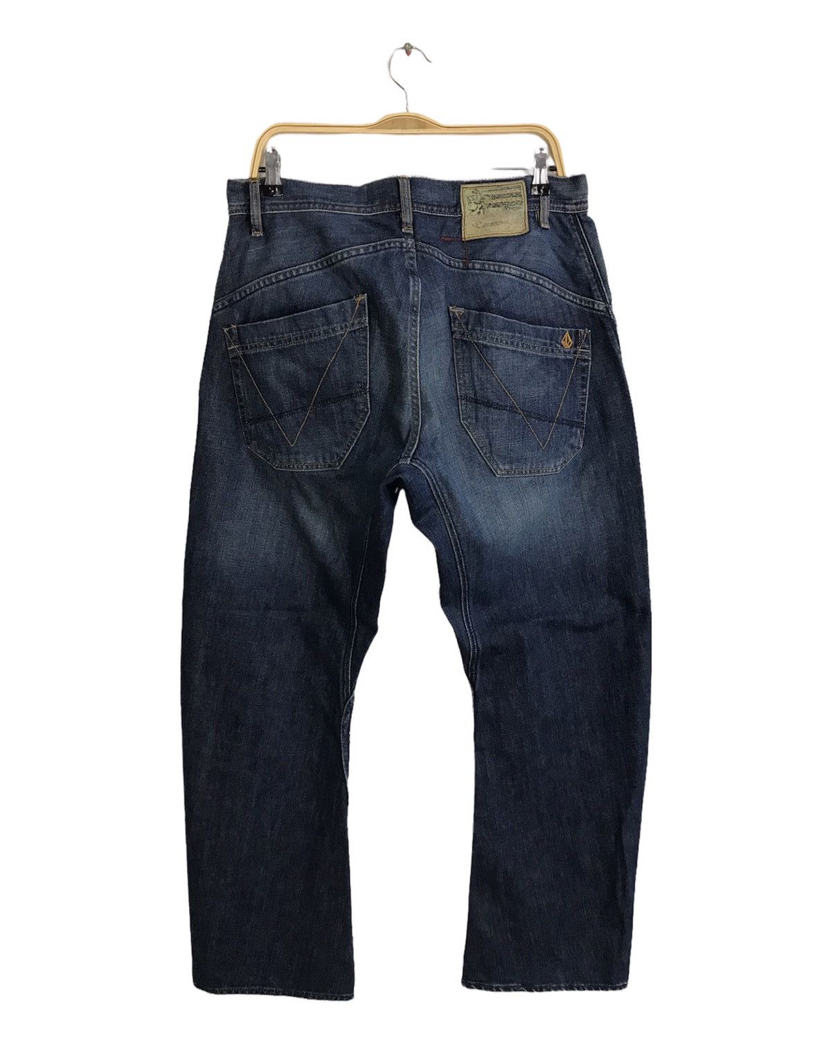 Volcom Vintage Volcom Brand Blue Colour Button Denim Jeans Size US 33 - 2 Thumbnail