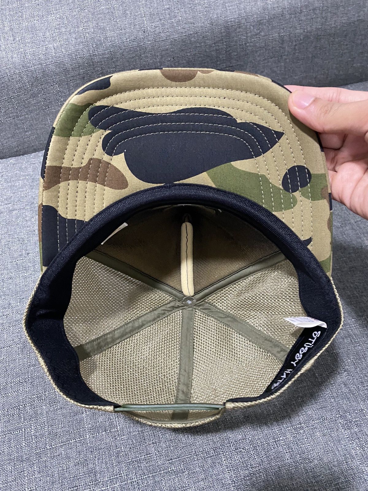 Bape × Stussy Bape x Stussy 1st Camo Snapback Cap Size ONE SIZE - 6 Thumbnail