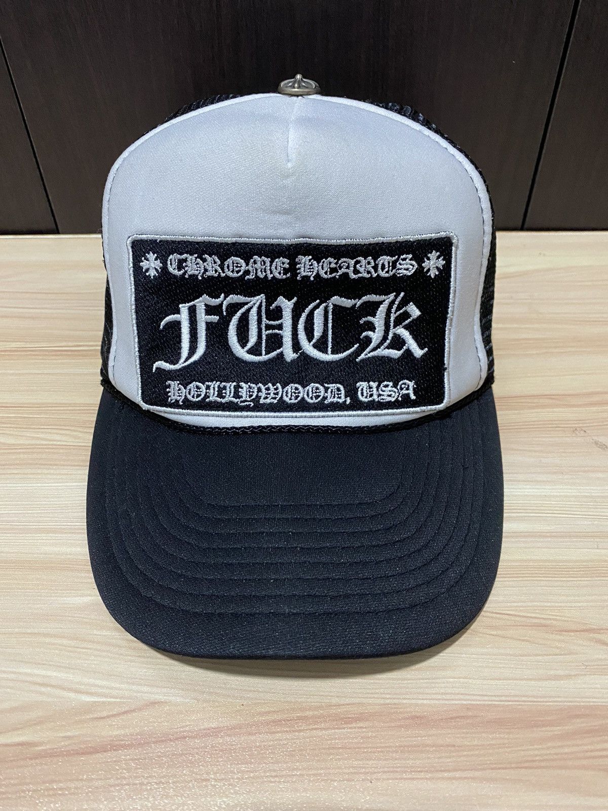 Chrome Hearts Vintage Chrome Hearts Fuck Trucker cap by otto Size ONE SIZE - 2 Thumbnail