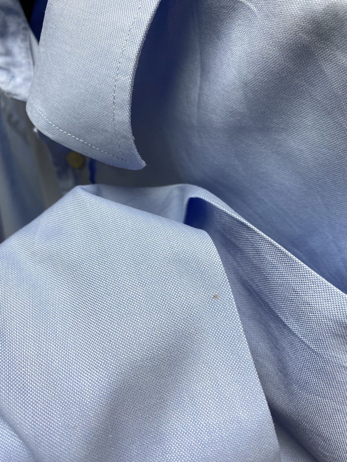 Balenciaga Balenciaga Button Up Blue Shirt Size 44 17 1/2 Size US XL / EU 56 / 4 - 12 Thumbnail