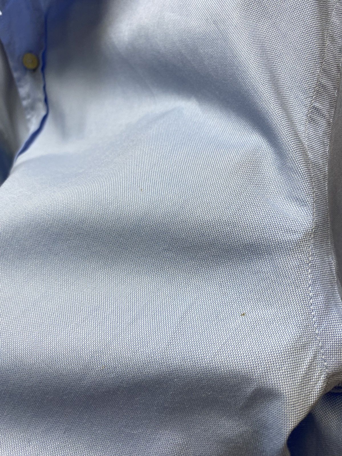 Balenciaga Balenciaga Button Up Blue Shirt Size 44 17 1/2 Size US XL / EU 56 / 4 - 13 Thumbnail