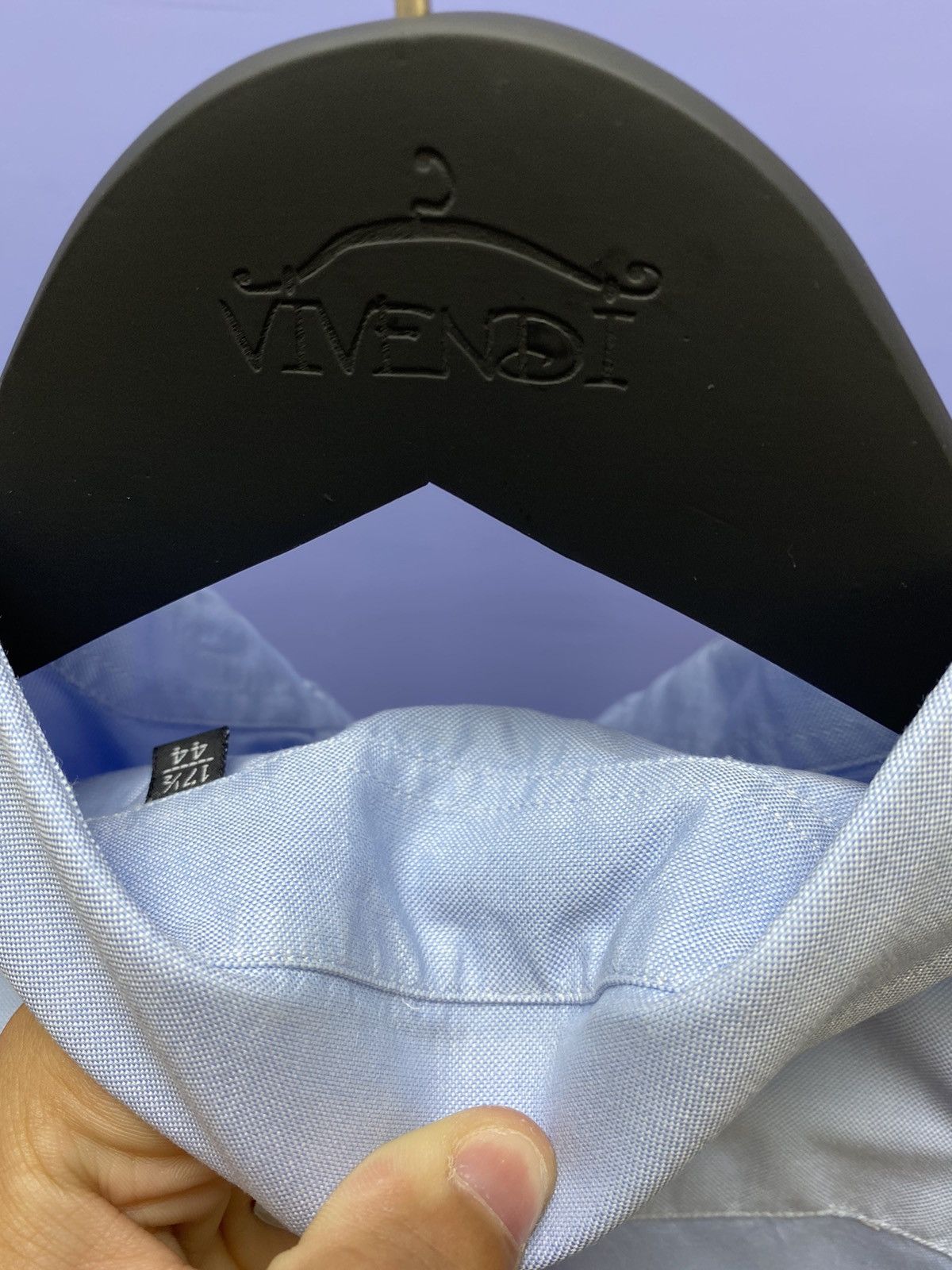 Balenciaga Balenciaga Button Up Blue Shirt Size 44 17 1/2 Size US XL / EU 56 / 4 - 18 Thumbnail
