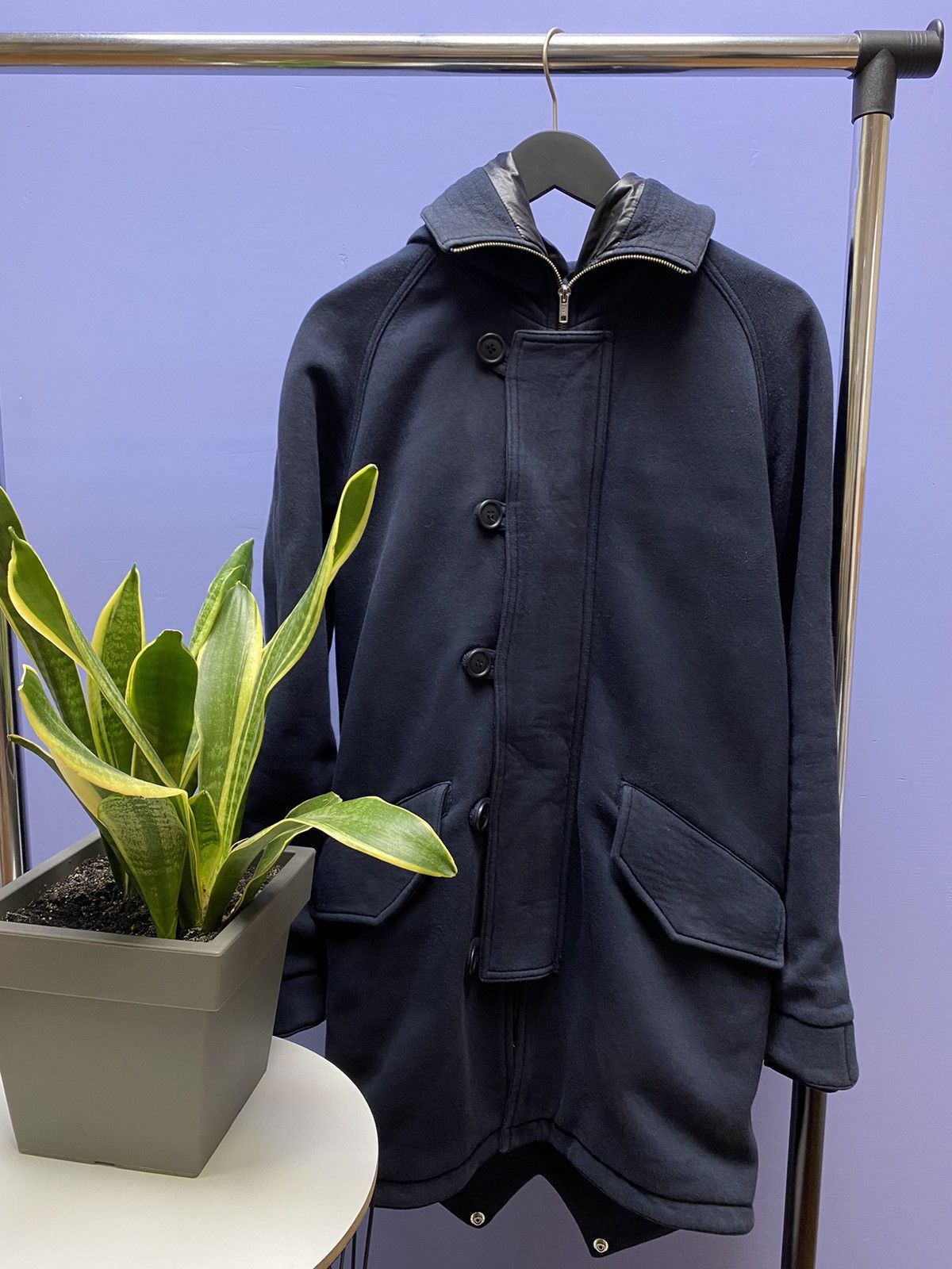 image of Vintage Yoko Devereaux Men Coat in Black (Size Small)