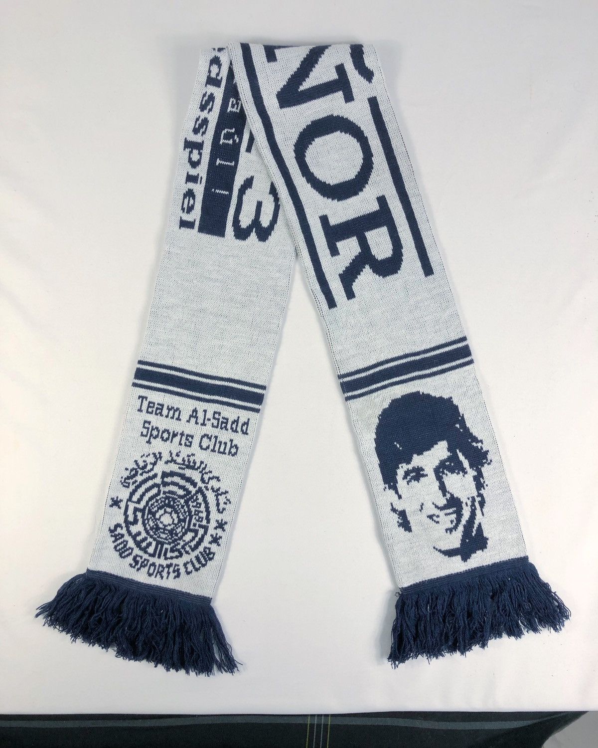 GmbH Rare Schalke 04 Raul Muffler Scarf Made in Germany Size ONE SIZE - 3 Thumbnail