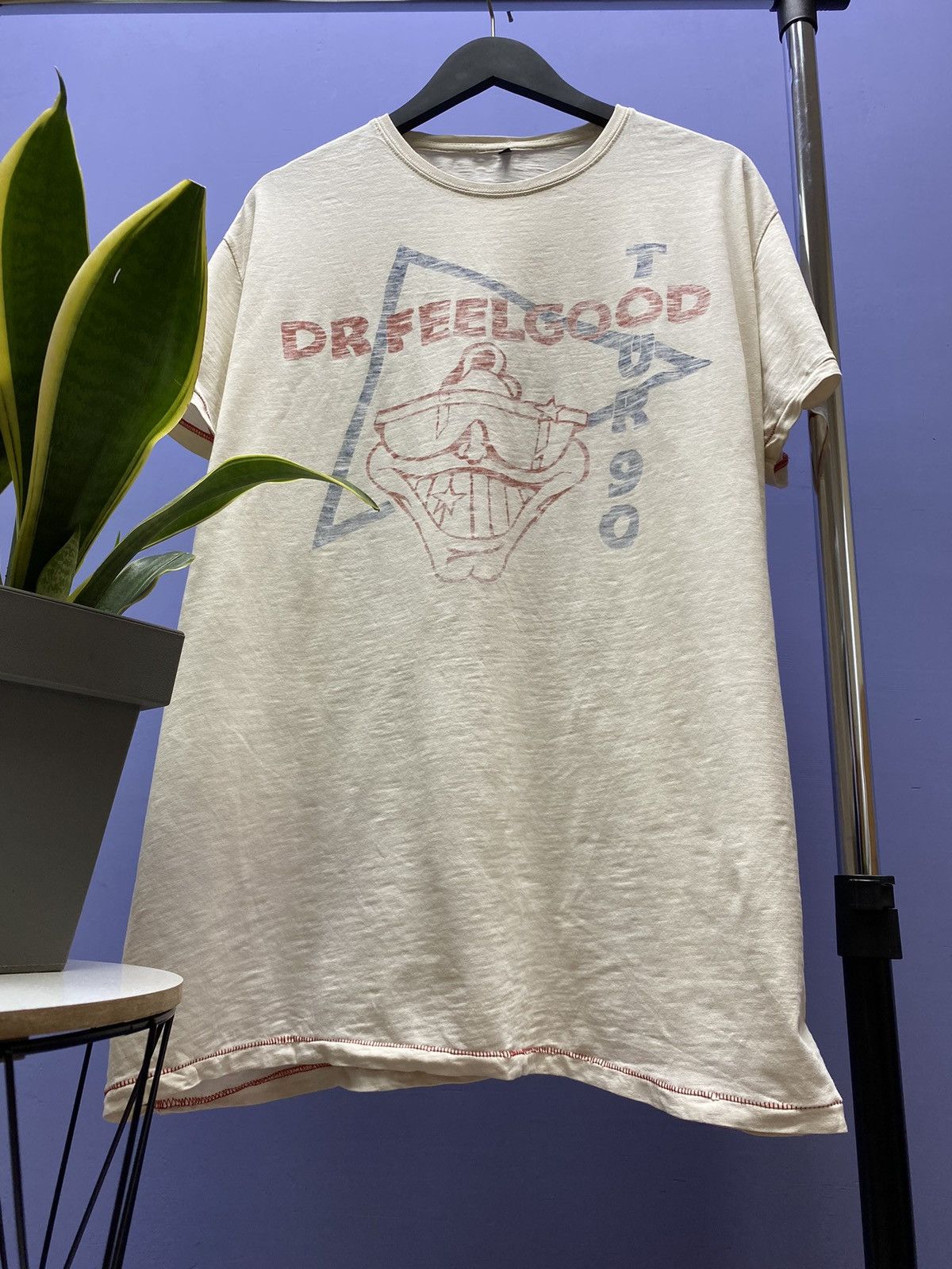 Band Tees Dr. Feelgood Tour 90 Rock Band T Shirt Size US XXL / EU 58 / 5 - 4 Thumbnail