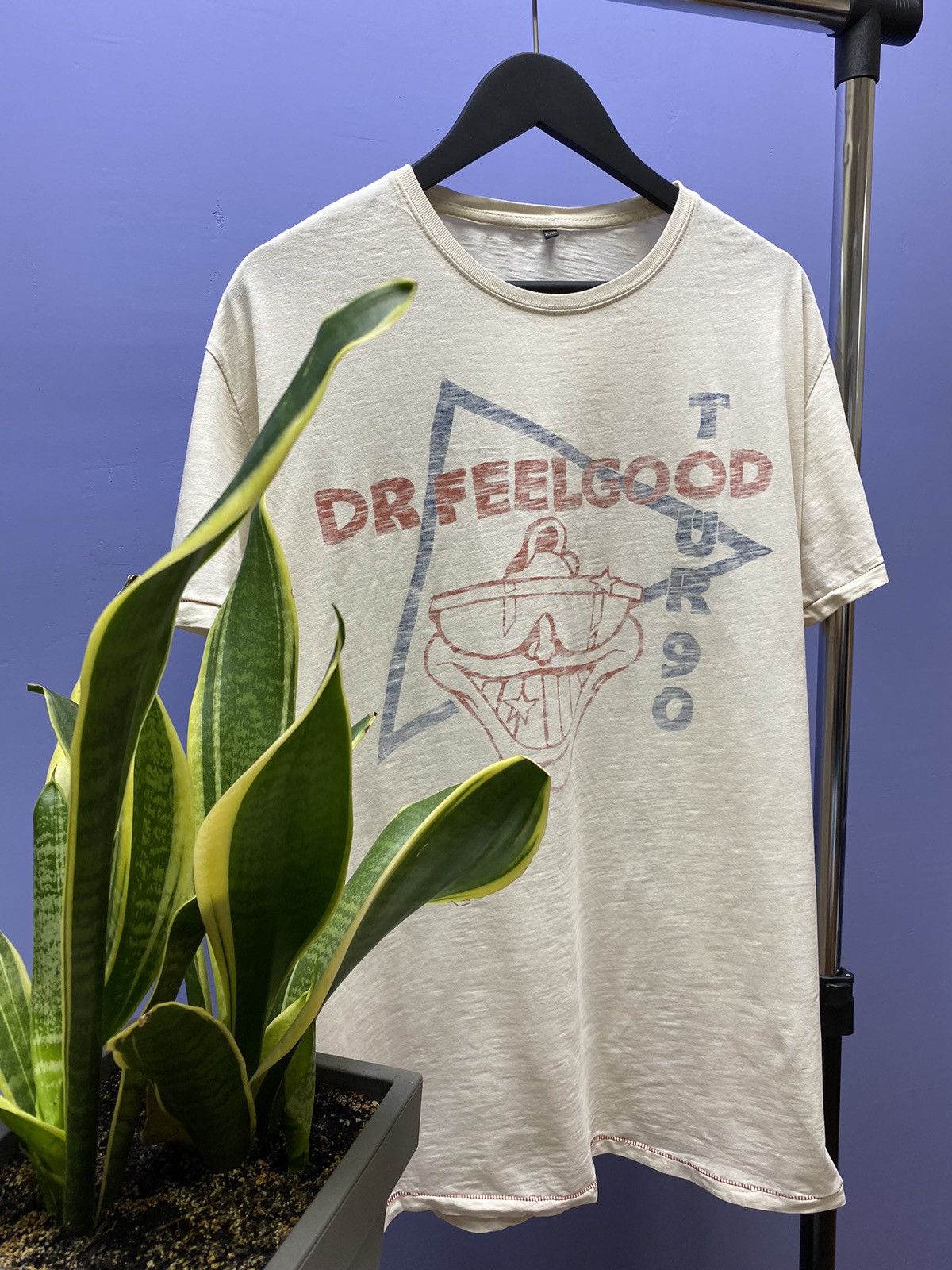 Band Tees Dr. Feelgood Tour 90 Rock Band T Shirt Size US XXL / EU 58 / 5 - 3 Thumbnail