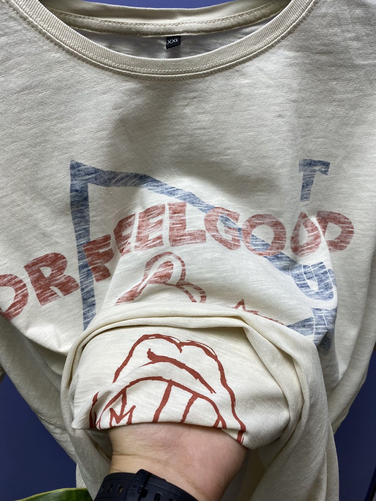 Band Tees Dr. Feelgood Tour 90 Rock Band T Shirt Size US XXL / EU 58 / 5 - 10 Thumbnail