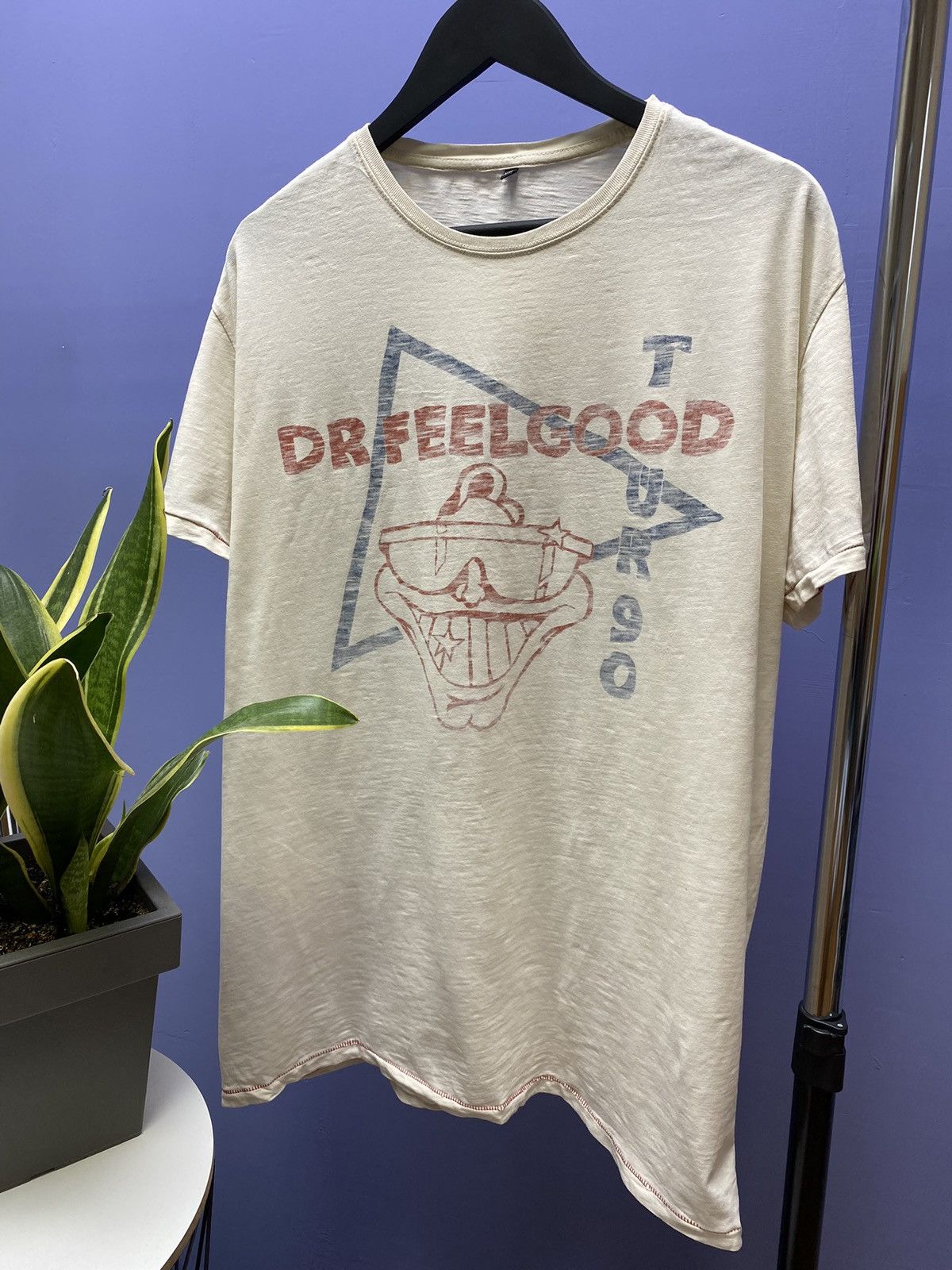 Band Tees Dr. Feelgood Tour 90 Rock Band T Shirt Size US XXL / EU 58 / 5 - 2 Thumbnail