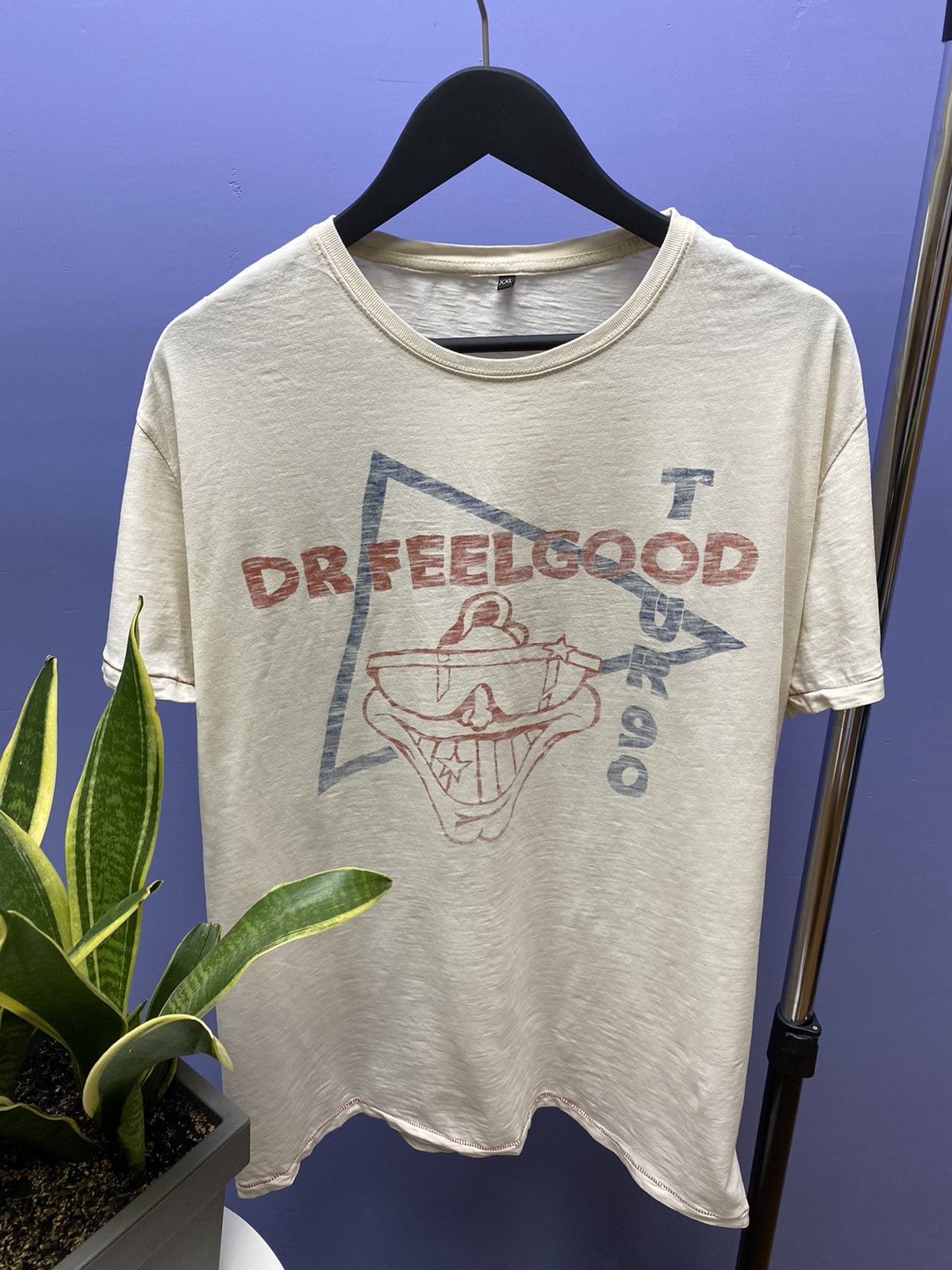 Band Tees Dr. Feelgood Tour 90 Rock Band T Shirt Size US XXL / EU 58 / 5 - 5 Thumbnail