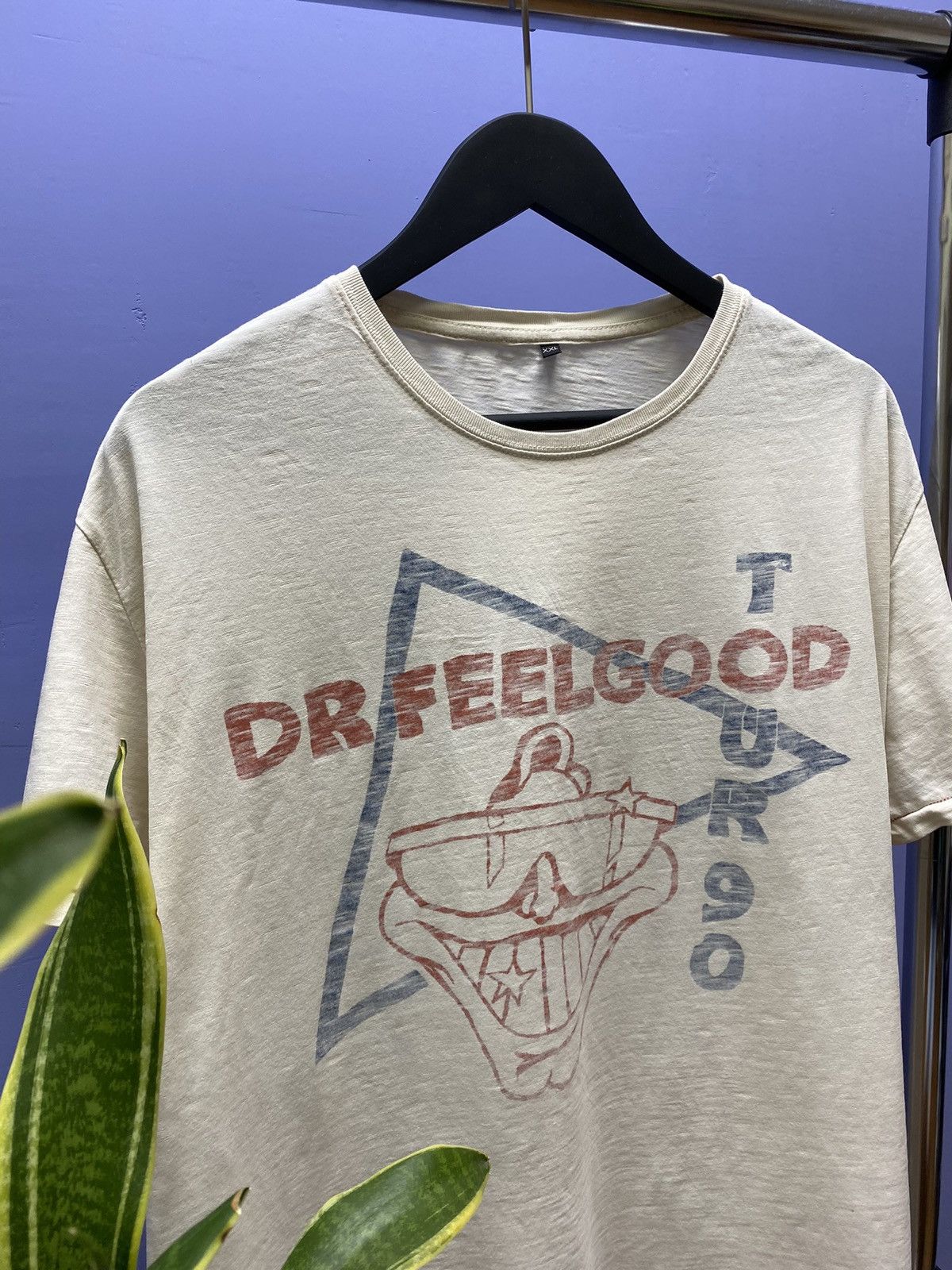 Band Tees Dr. Feelgood Tour 90 Rock Band T Shirt Size US XXL / EU 58 / 5 - 6 Thumbnail