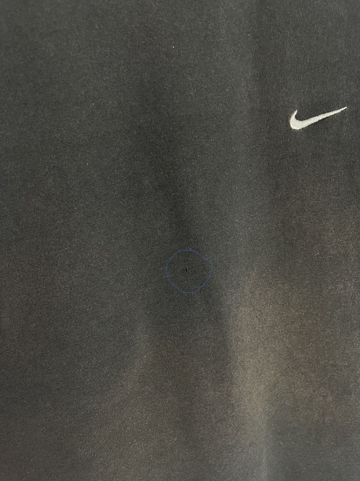 Nike Nike vintage y2k black grey stretch small logo swoosh tee Size US M / EU 48-50 / 2 - 6 Thumbnail