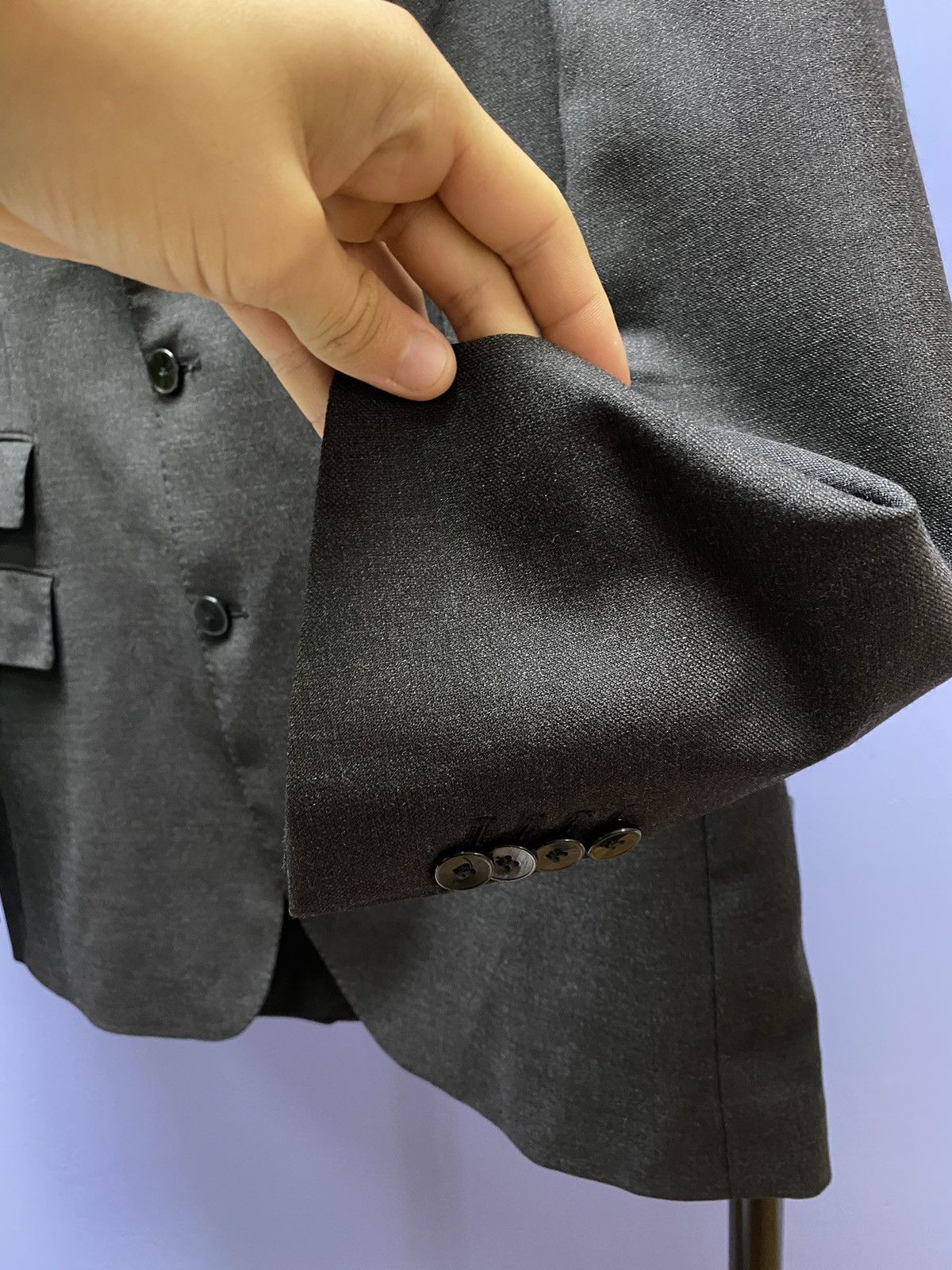 Tagliatore Tagliatore Men 2 Button Wool Blazer Size 44R - 8 Thumbnail