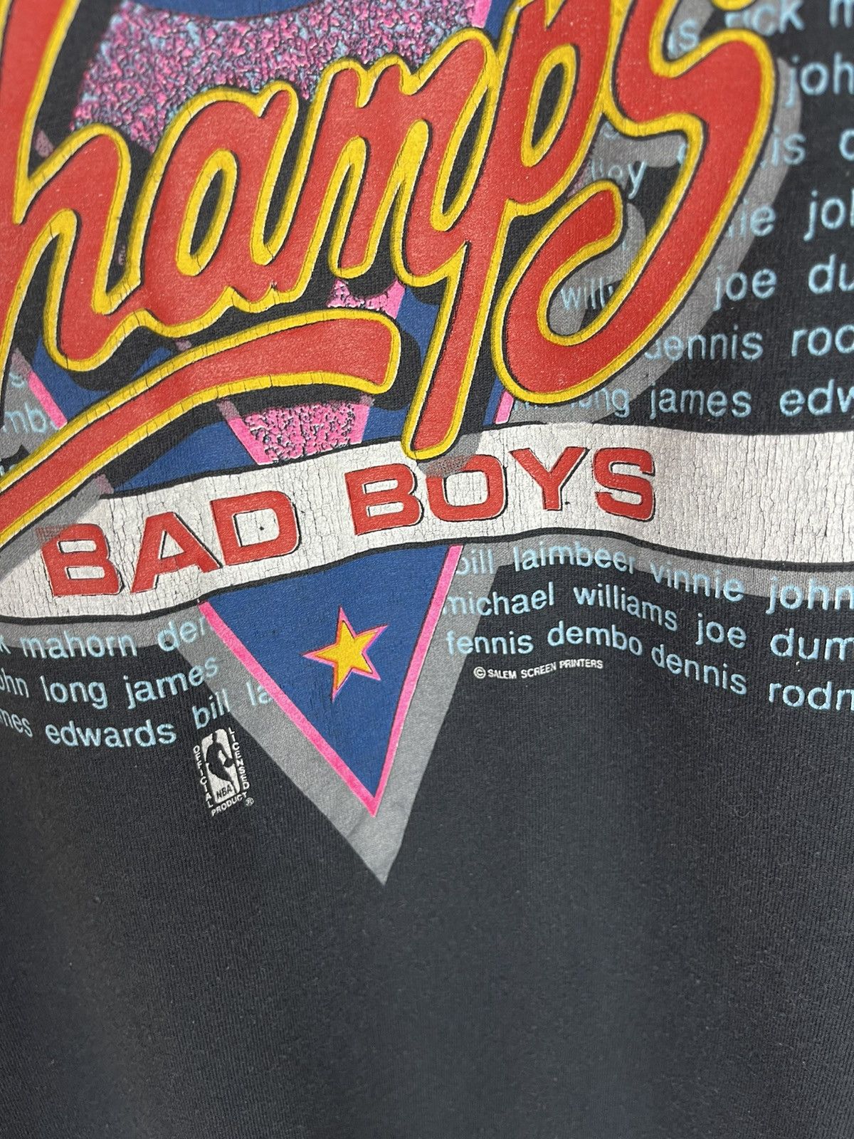 NBA × Salem Sportswear × Vintage Salem Sportswear 1989 Detroit Pistons Champs Bad Boys tee Size US XL / EU 56 / 4 - 8 Thumbnail