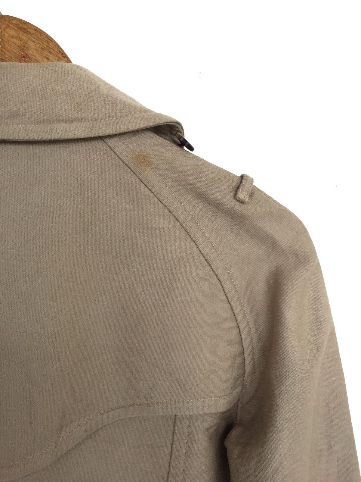 Post Overalls GRAIL🔥90s Post O'Alls 🇺🇸 Beige Long Trench Coat Jacket Size US S / EU 44-46 / 1 - 9 Thumbnail