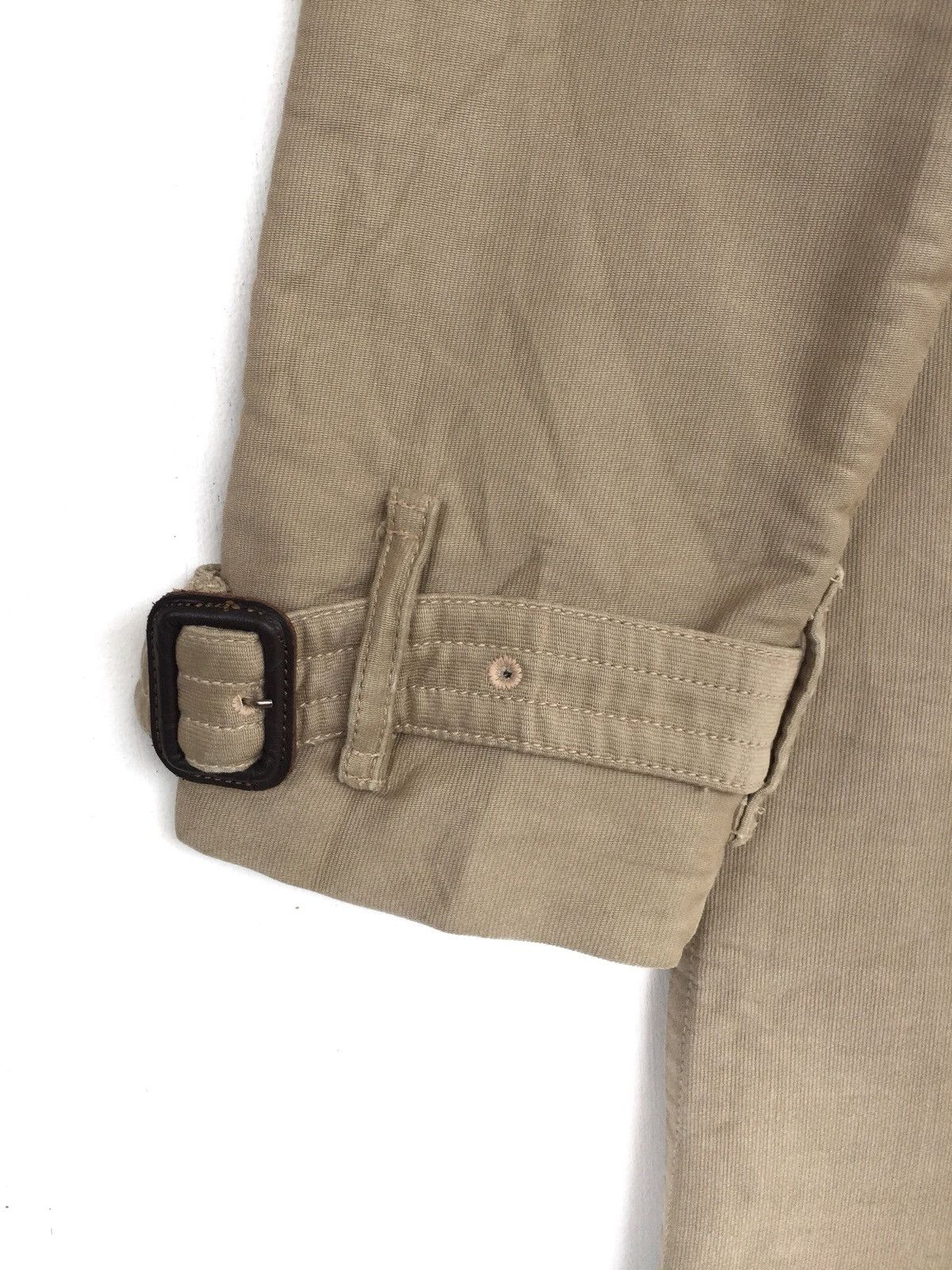 Post Overalls GRAIL🔥90s Post O'Alls 🇺🇸 Beige Long Trench Coat Jacket Size US S / EU 44-46 / 1 - 7 Thumbnail