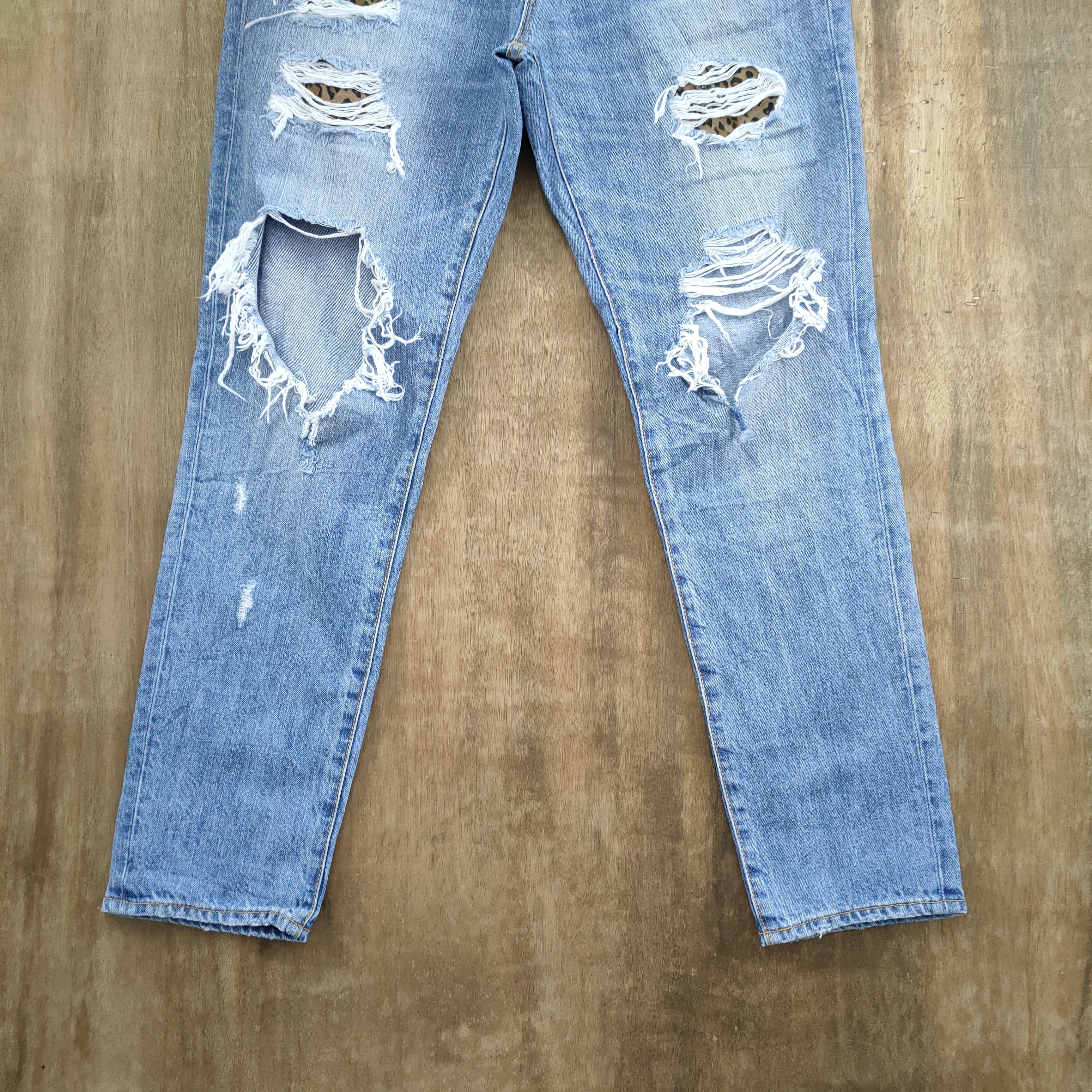 Japanese Brand × StraightFaded RODEO CROWNS FADED/DISTRESSED JEANS DENIM JEANS PANTS Size US 29 - 3 Thumbnail
