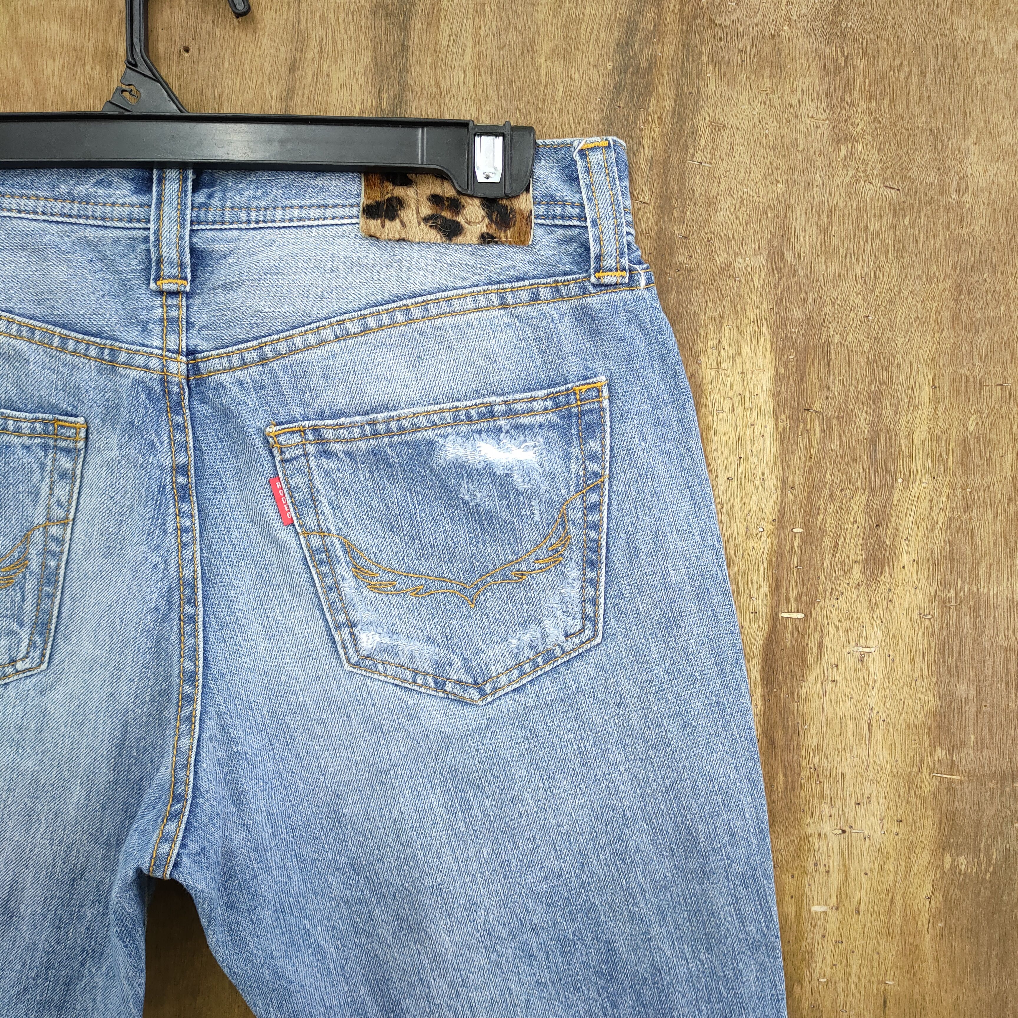 Japanese Brand × StraightFaded RODEO CROWNS FADED/DISTRESSED JEANS DENIM JEANS PANTS Size US 29 - 12 Thumbnail