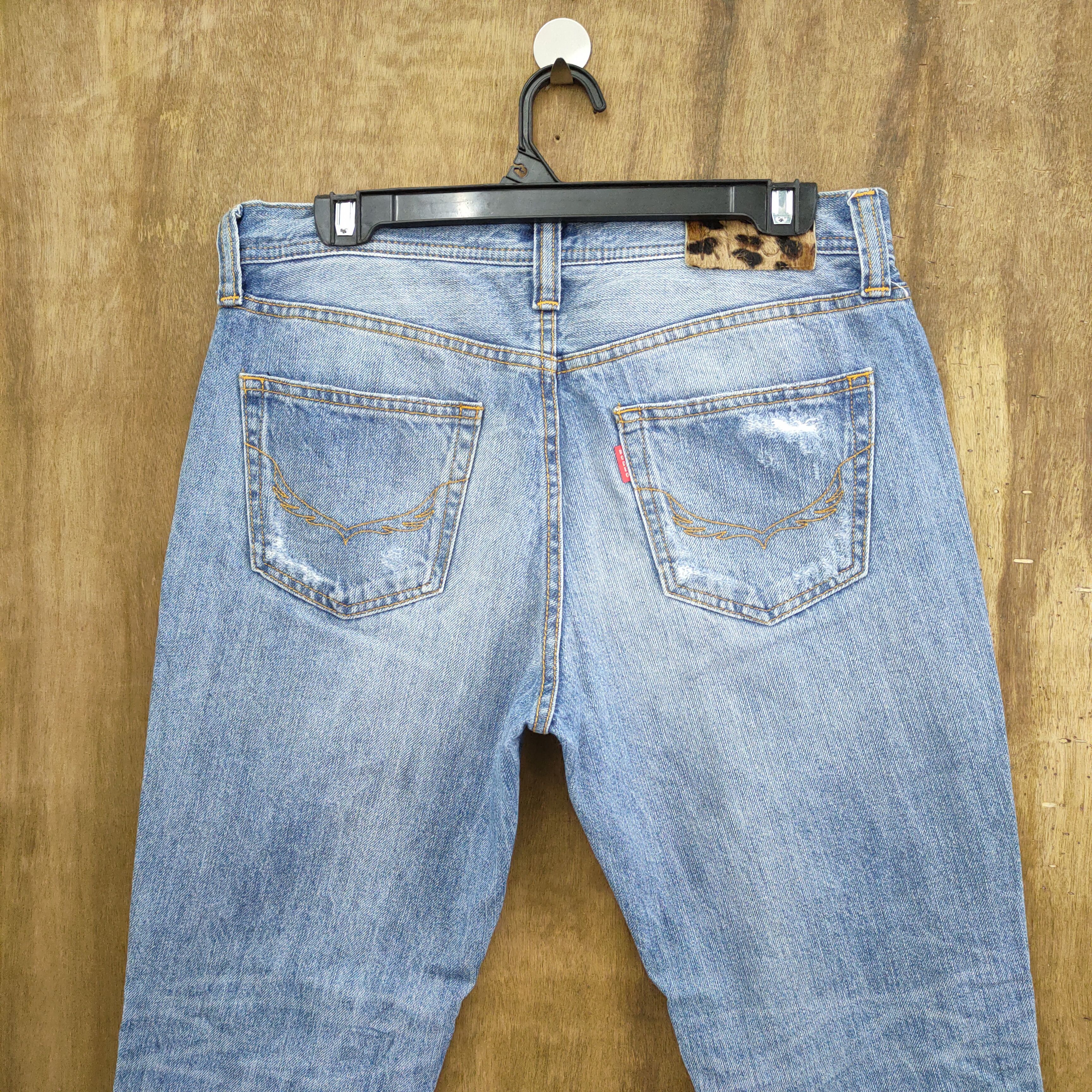 Japanese Brand × StraightFaded RODEO CROWNS FADED/DISTRESSED JEANS DENIM JEANS PANTS Size US 29 - 10 Thumbnail