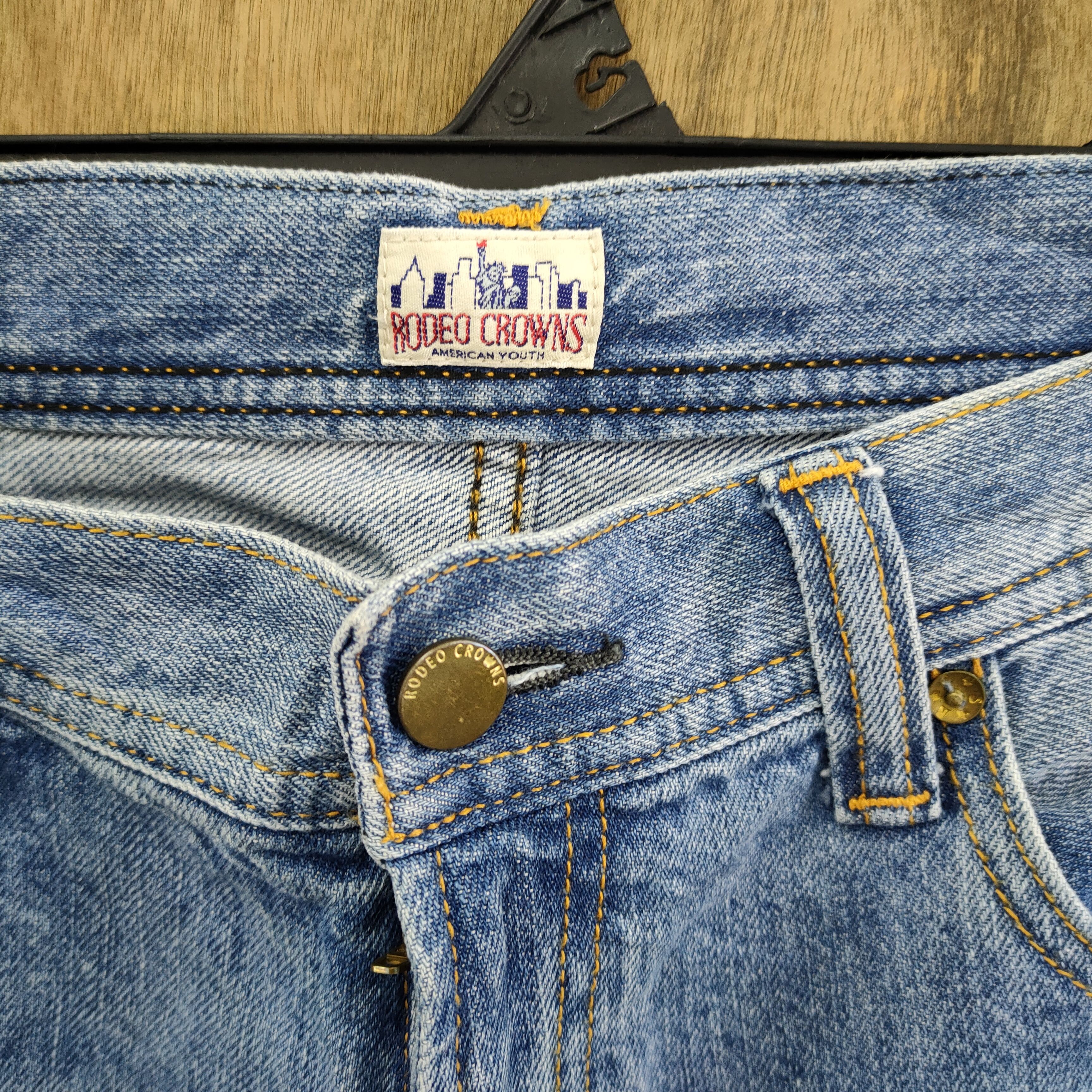 Japanese Brand × StraightFaded RODEO CROWNS FADED/DISTRESSED JEANS DENIM JEANS PANTS Size US 29 - 7 Thumbnail