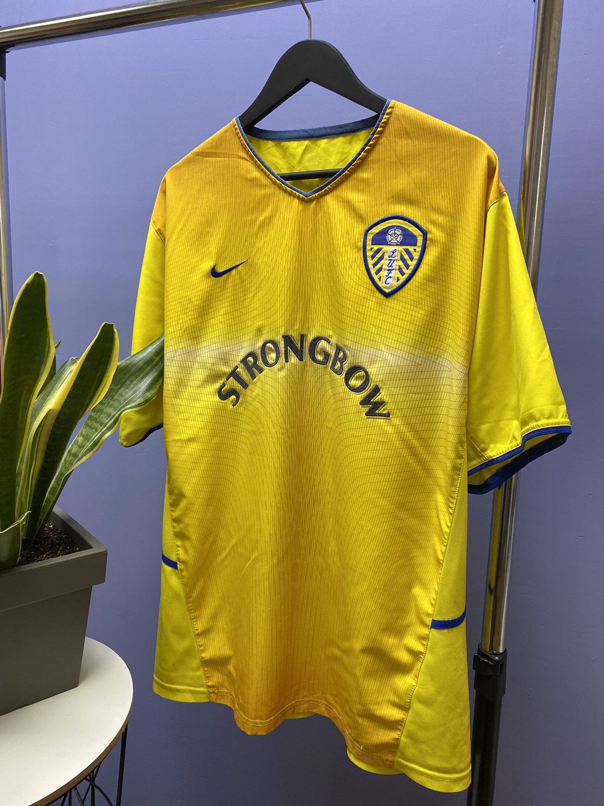 Nike Nike Leeds United Away 2002 2004 #9 Vidukq Soccer Jersey Size US XL / EU 56 / 4 - 2 Thumbnail