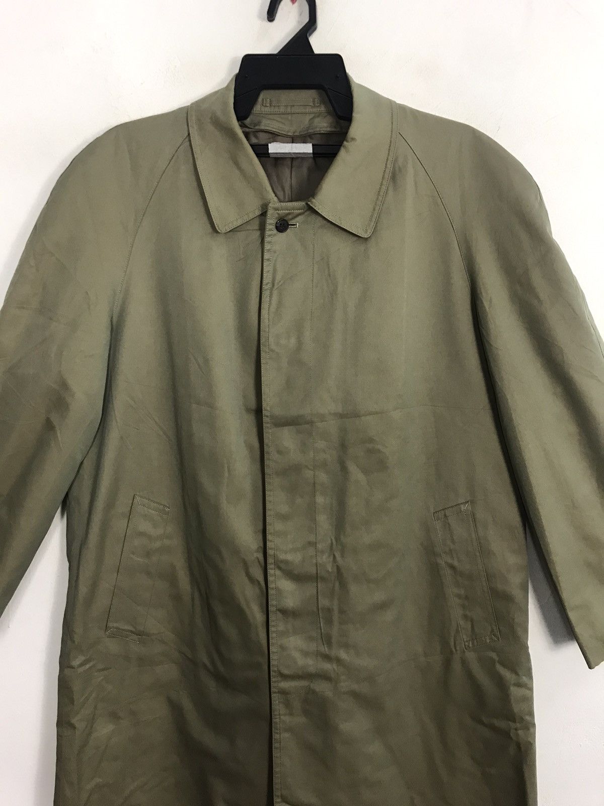 Vintage Yves Saint Lauren Pour Homme Luxury Trench Coat Jacket Size US XL / EU 56 / 4 - 2 Thumbnail
