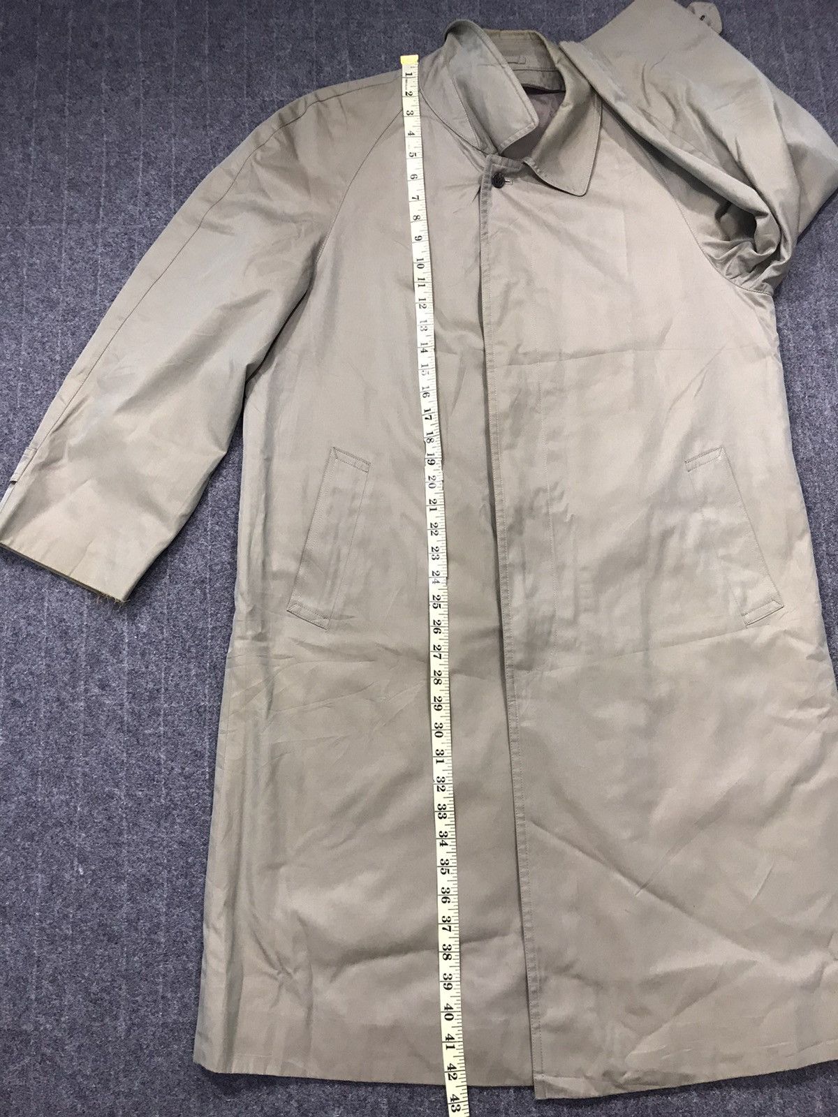 Vintage Yves Saint Lauren Pour Homme Luxury Trench Coat Jacket Size US XL / EU 56 / 4 - 11 Thumbnail