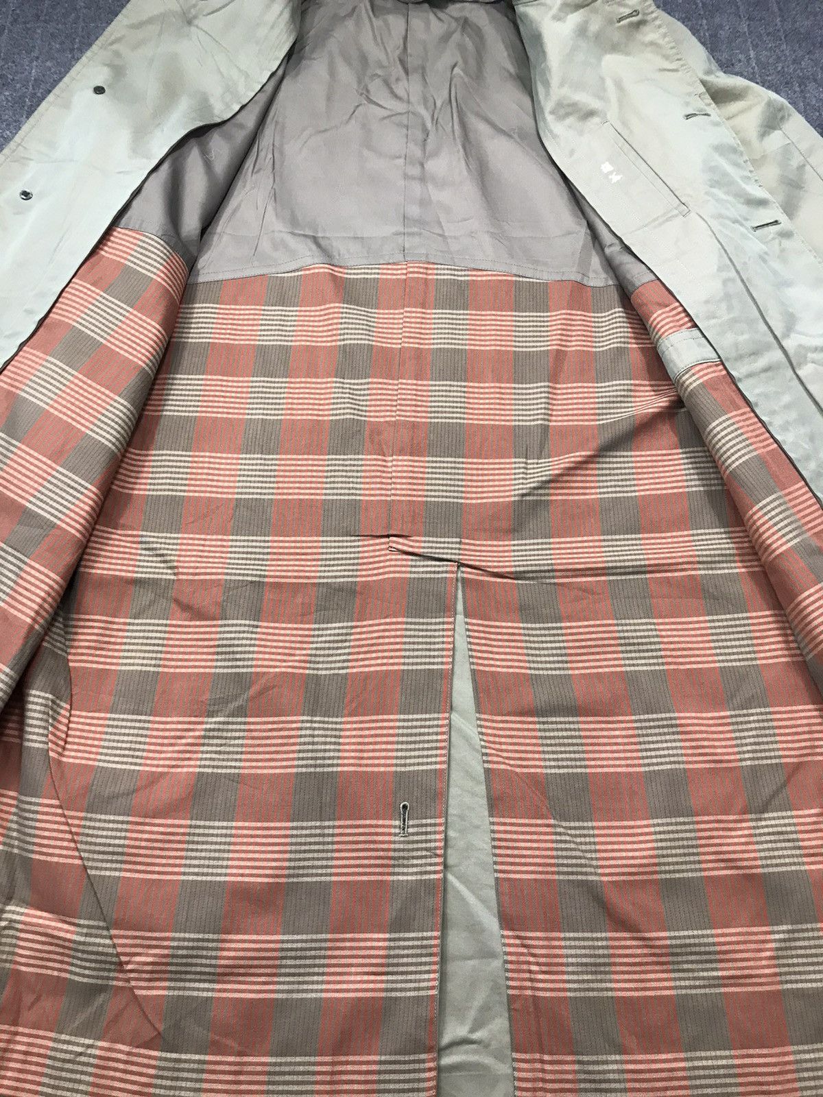 Vintage Yves Saint Lauren Pour Homme Luxury Trench Coat Jacket Size US XL / EU 56 / 4 - 4 Thumbnail