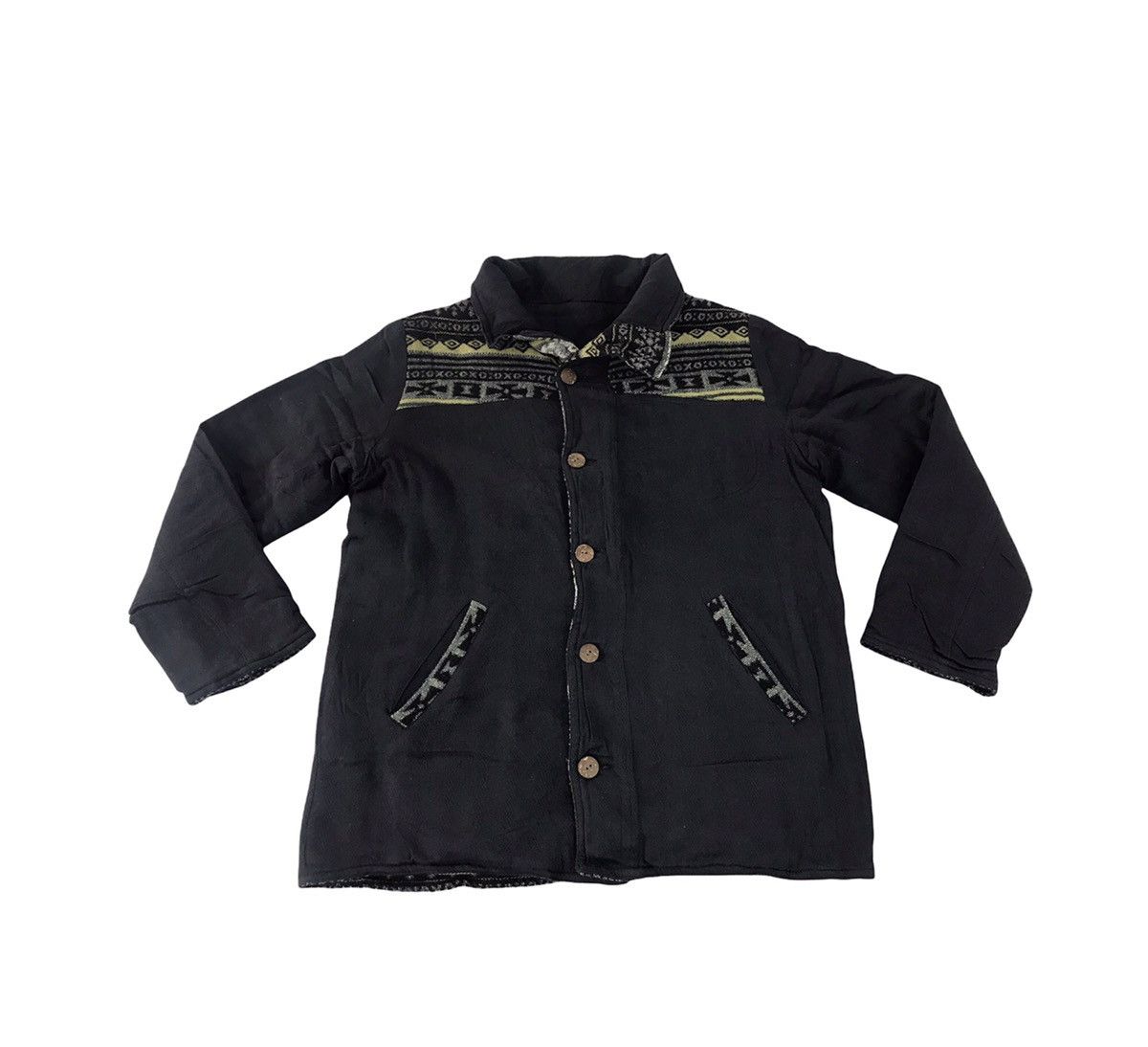 Japanese Brand × Vintage Anima Button Up Shirt Jacket Abstract Native Ethic Navajo Size L / US 10 / IT 46 - 1 Thumbnail