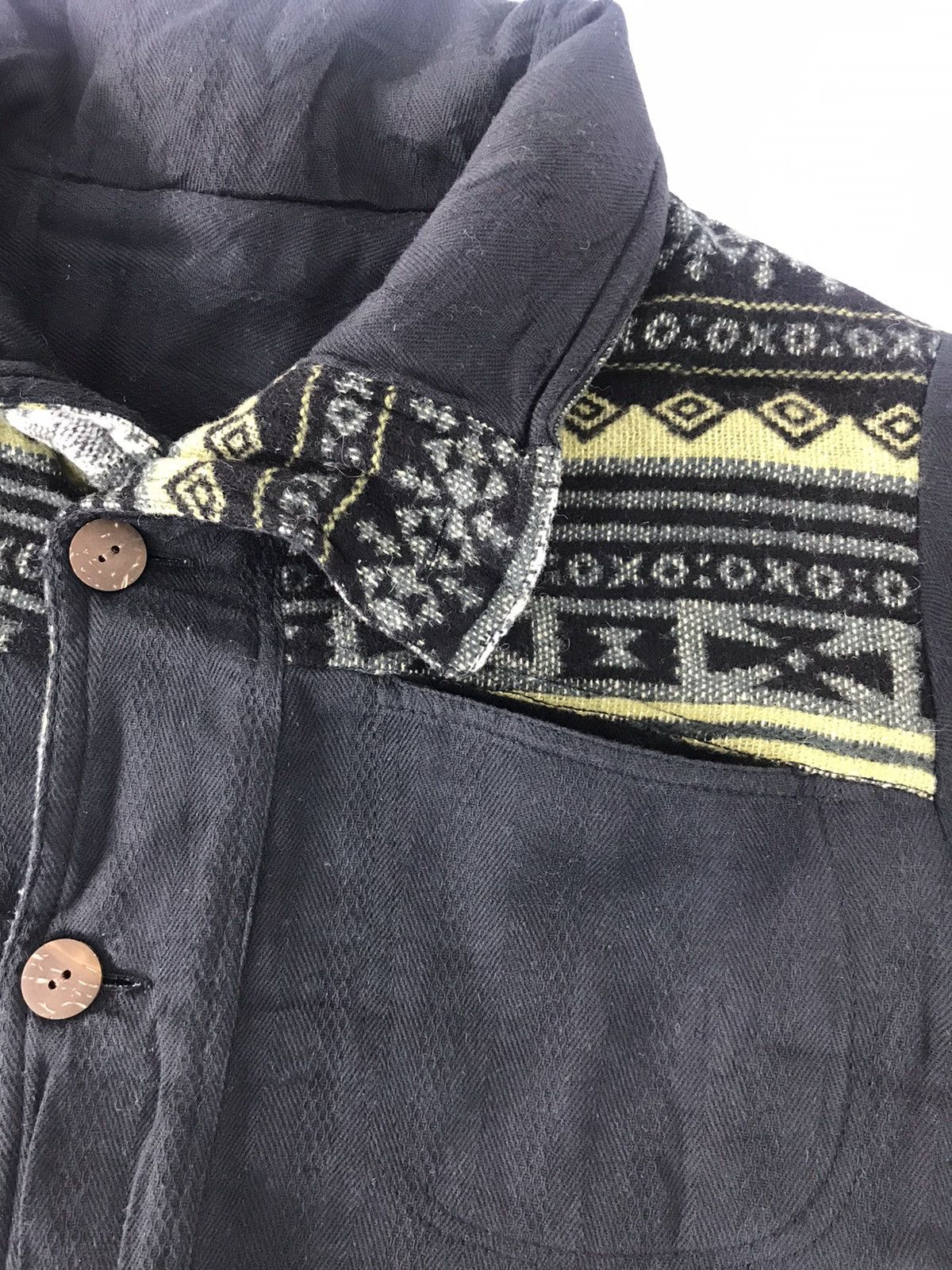 Japanese Brand × Vintage Anima Button Up Shirt Jacket Abstract Native Ethic Navajo Size L / US 10 / IT 46 - 3 Thumbnail