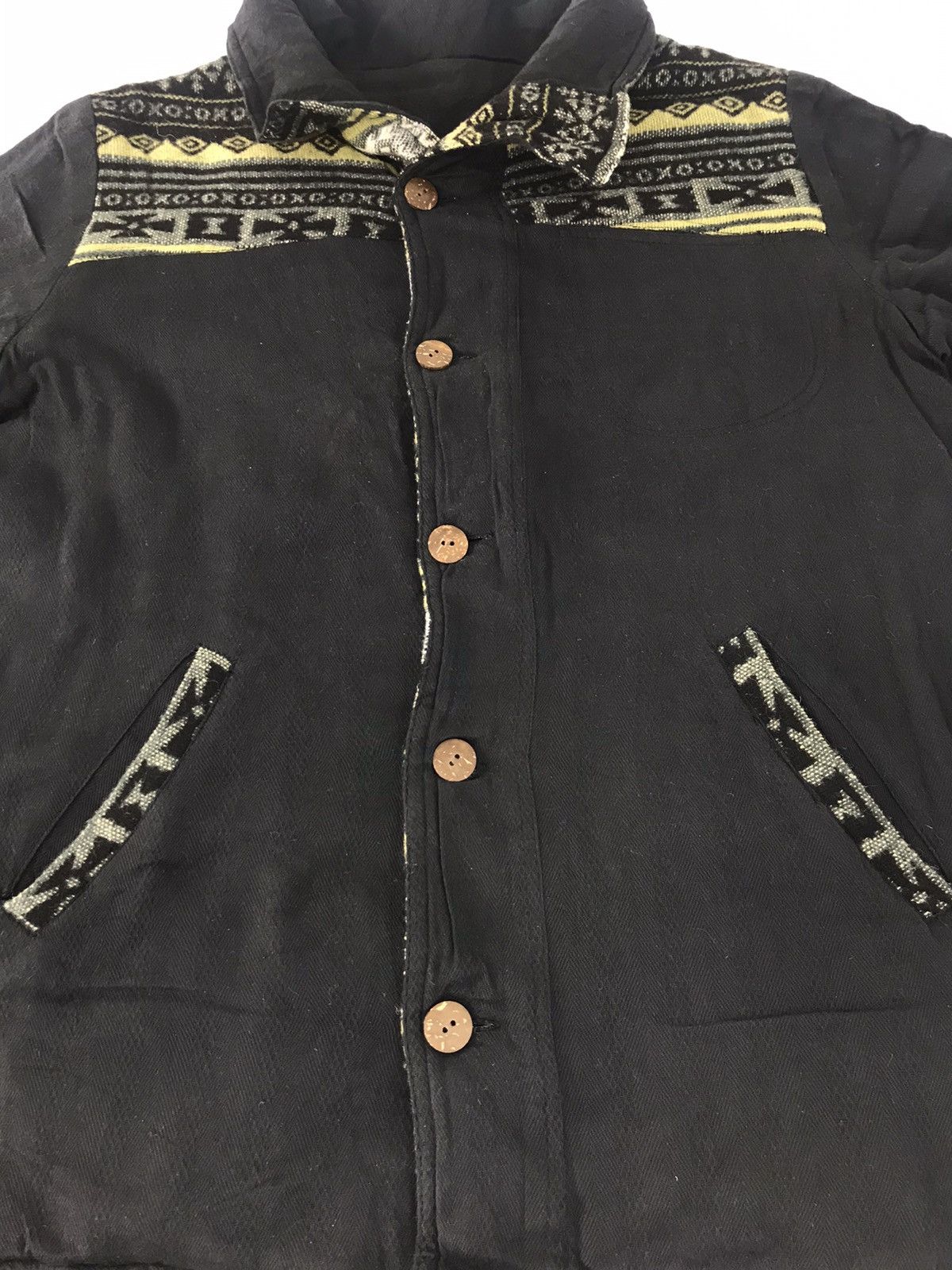 Japanese Brand × Vintage Anima Button Up Shirt Jacket Abstract Native Ethic Navajo Size L / US 10 / IT 46 - 4 Thumbnail