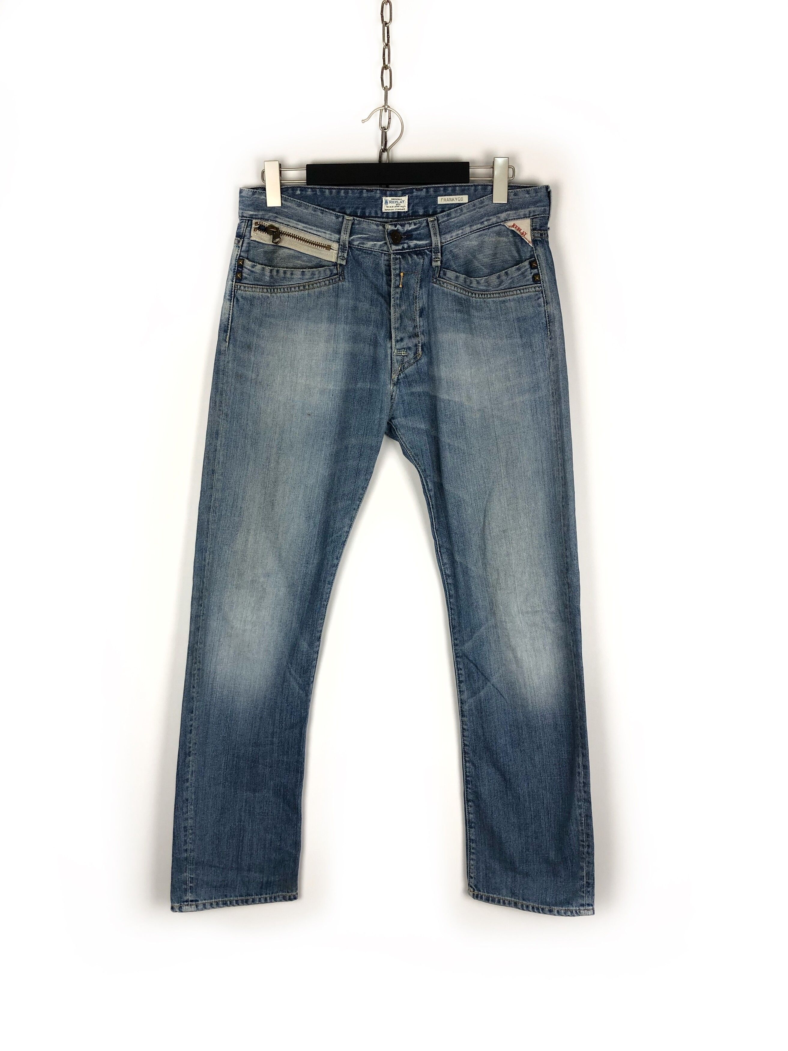Vintage REPLAY Denim Jeans Pants Franky Vintage Trousers size 32x30 Size US 32 / EU 48 - 1 Preview