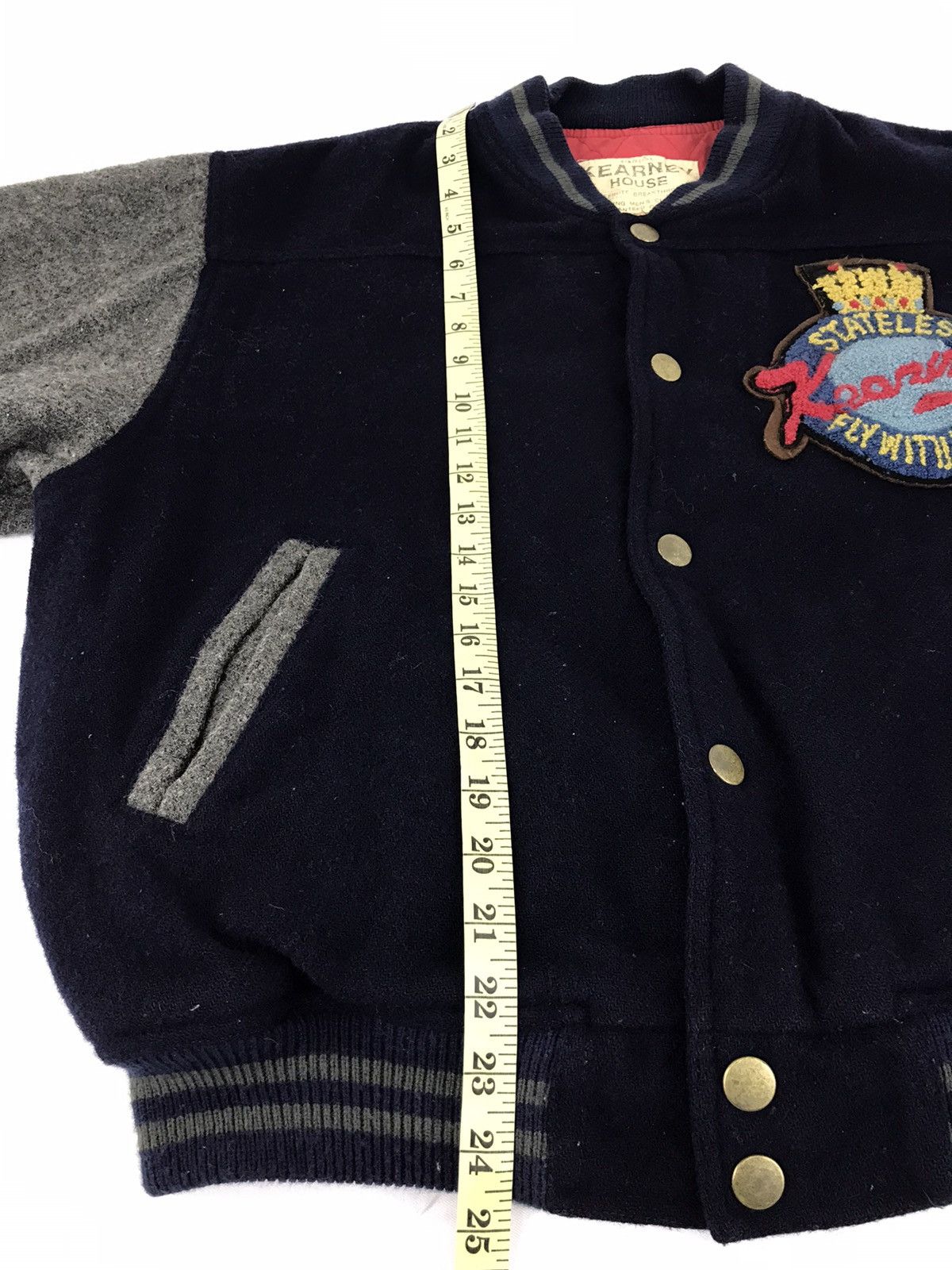 Vintage Vintage 80s Kearney House Baseball Slugger FIGHTER Jacket Size US L / EU 52-54 / 3 - 12 Thumbnail