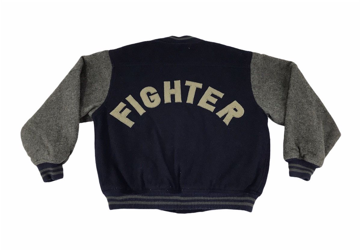 Vintage Vintage 80s Kearney House Baseball Slugger FIGHTER Jacket Size US L / EU 52-54 / 3 - 2 Thumbnail