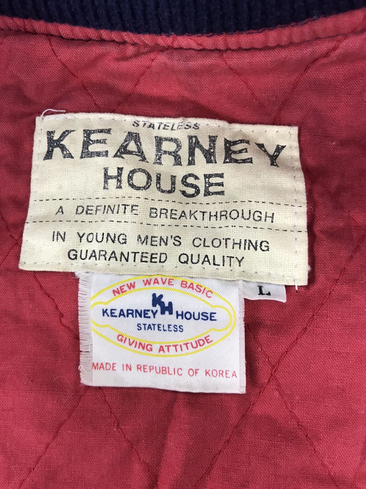 Vintage Vintage 80s Kearney House Baseball Slugger FIGHTER Jacket Size US L / EU 52-54 / 3 - 4 Thumbnail