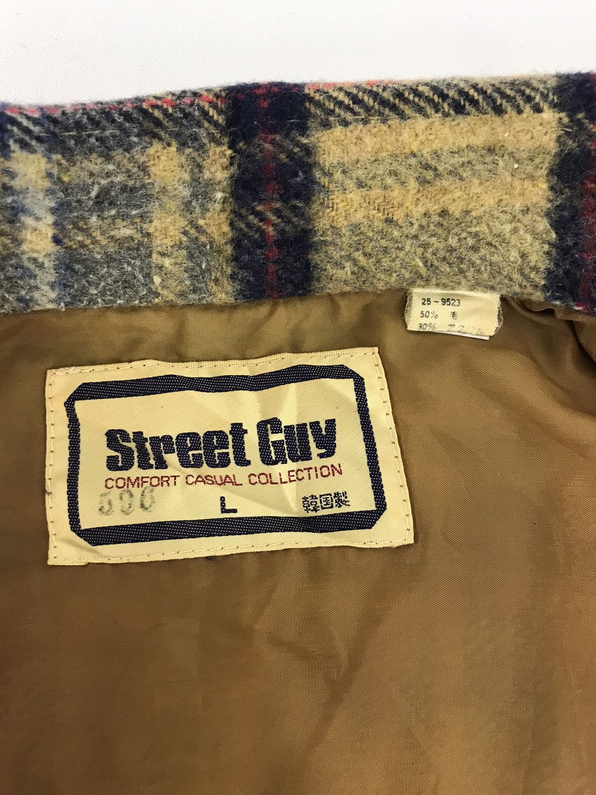 Flannel × Japanese Brand × Vintage Street Guy Plaid Check Tartan Classic Monogram Flannel Size US L / EU 52-54 / 3 - 5 Thumbnail